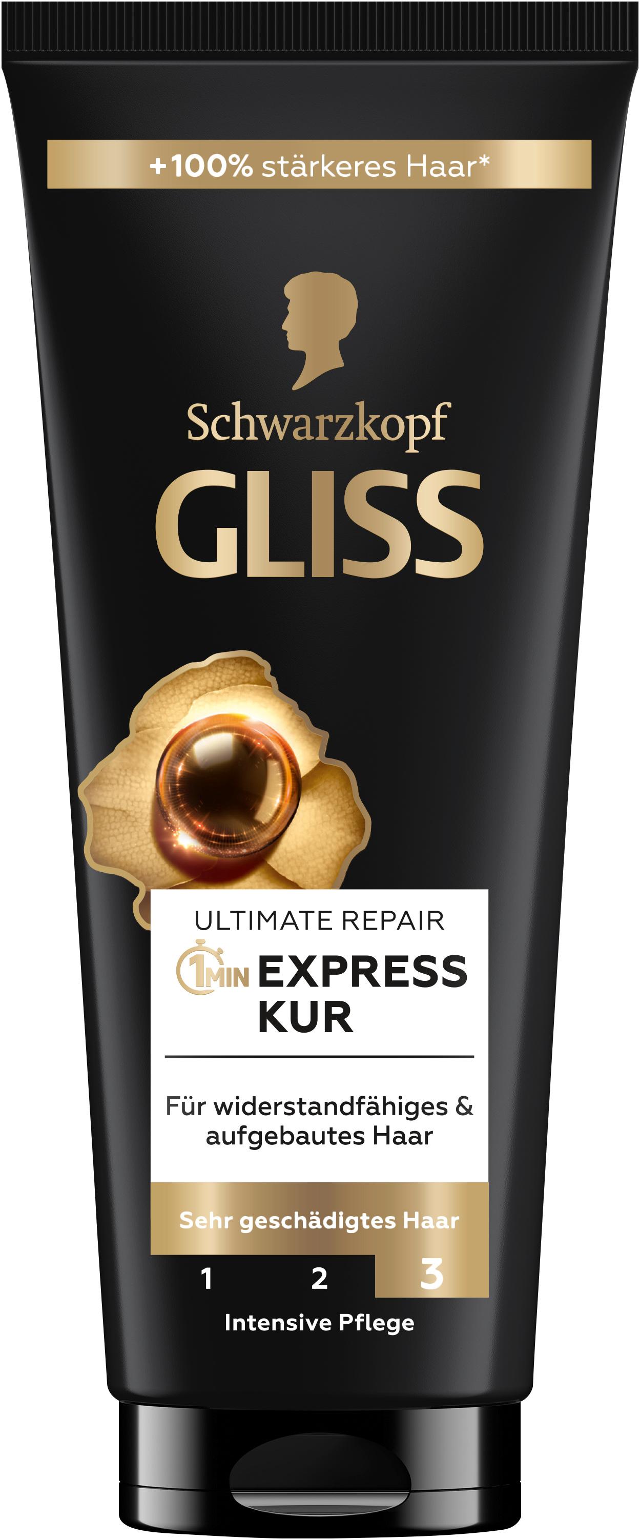 SCHWARZKOPF GLISS KUR 1-Minute Express Kur Ultimate Repair 200ml