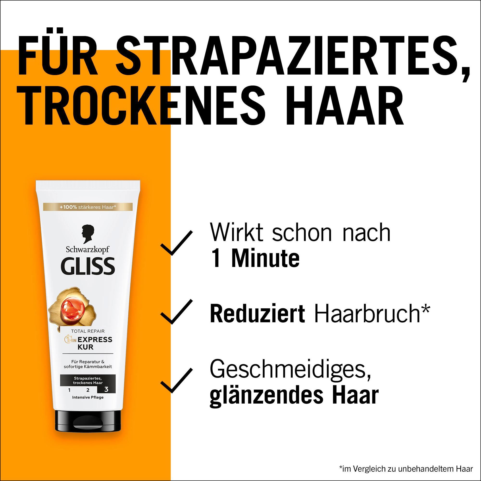 Produktbild SCHWARZKOPF GLISS KUR 1-Minuten Express Kur 200ml 5 von 10