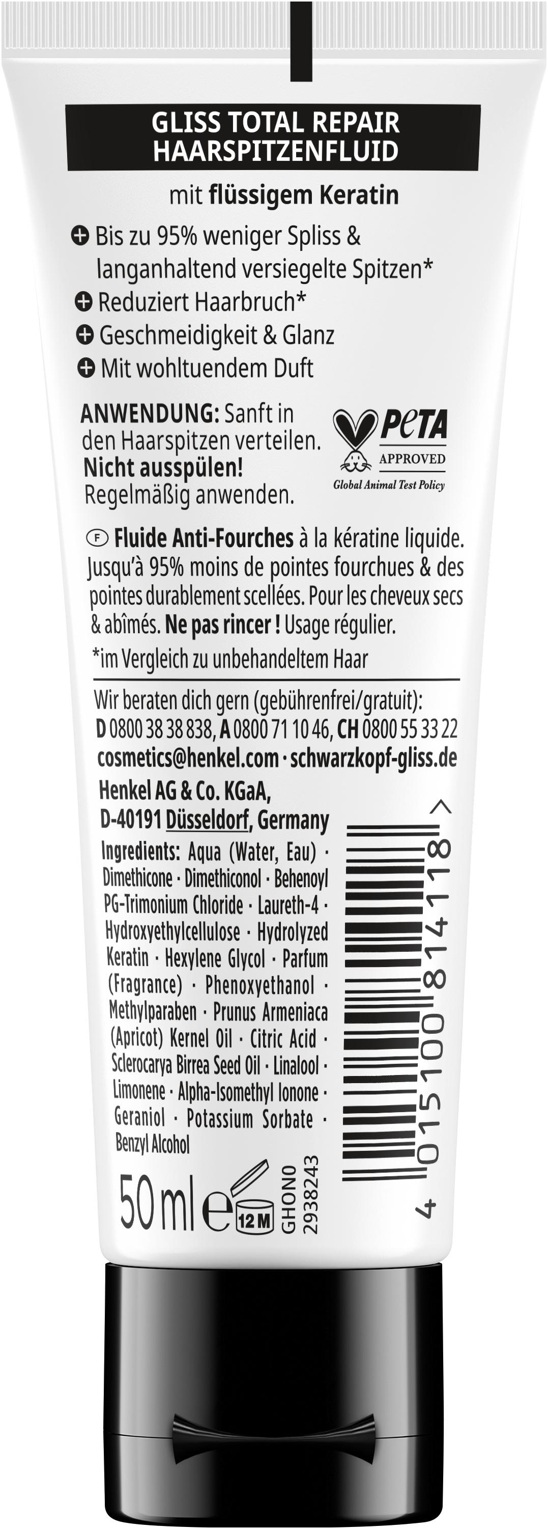 Produktbild Schwarzkopf Gliss Haarspitzenfluid Total Repair 2 von 10