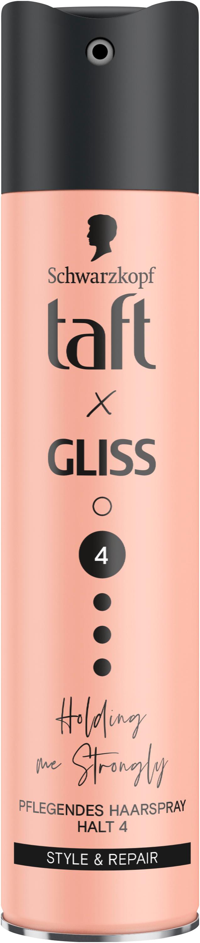taft x GLISS pflegendes Haarspray