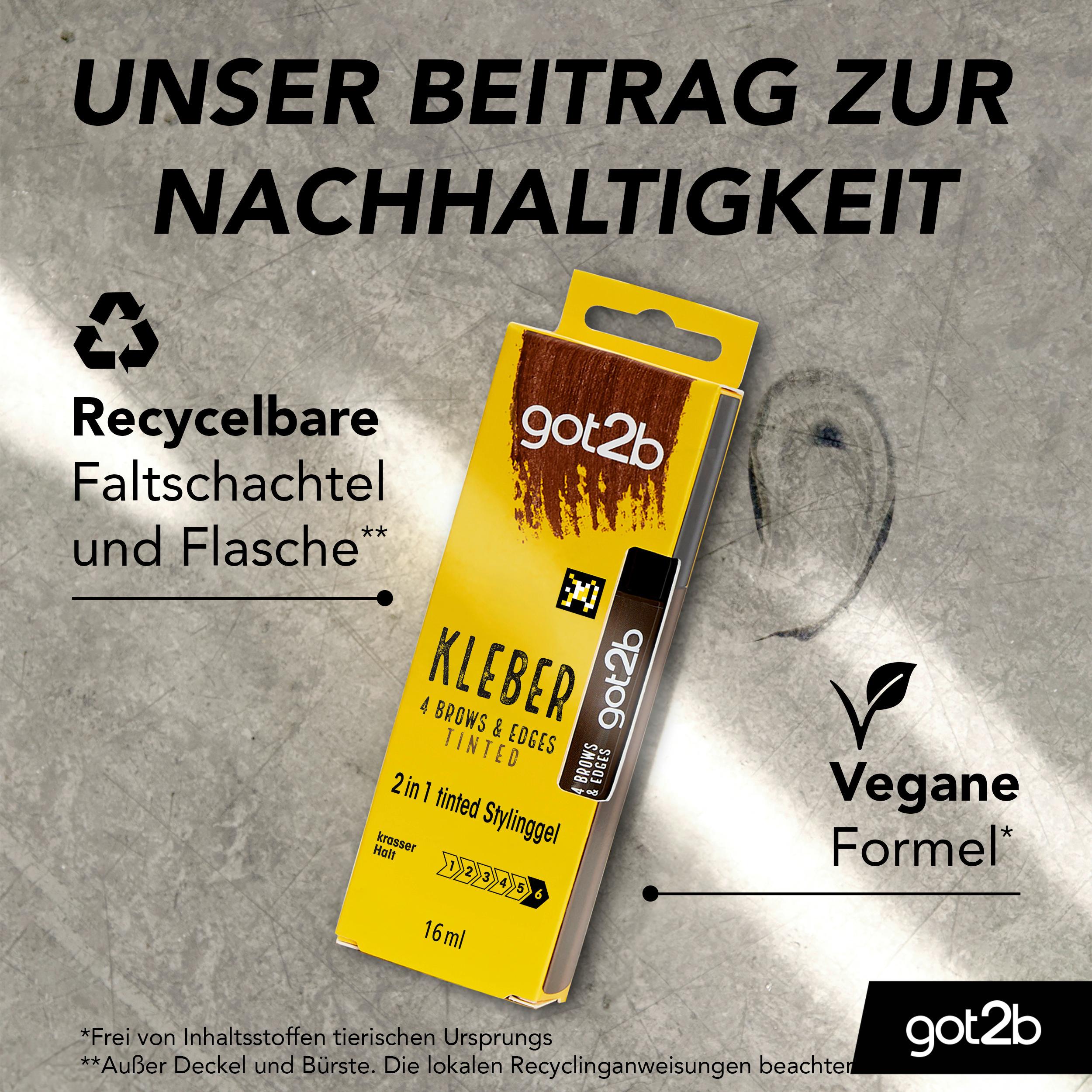 Produktbild GOT2B 2in1 Stylinggel Kleber 4 Brows & Edges Tinted 6 von 10