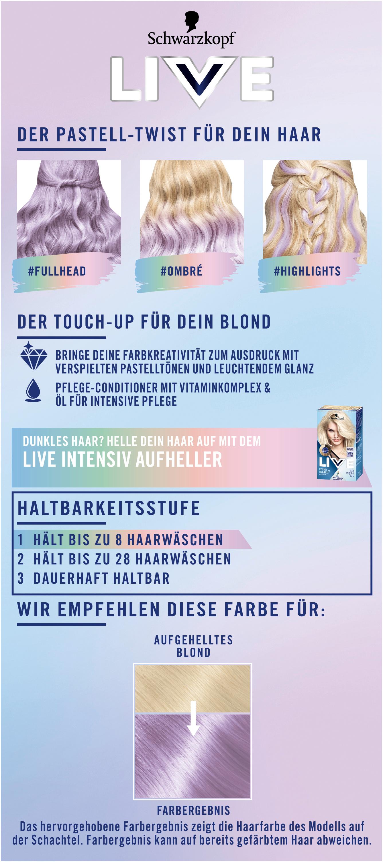 Produktbild Schwarzkopf LIVE Tönung Pretty Pastels 2 von 13