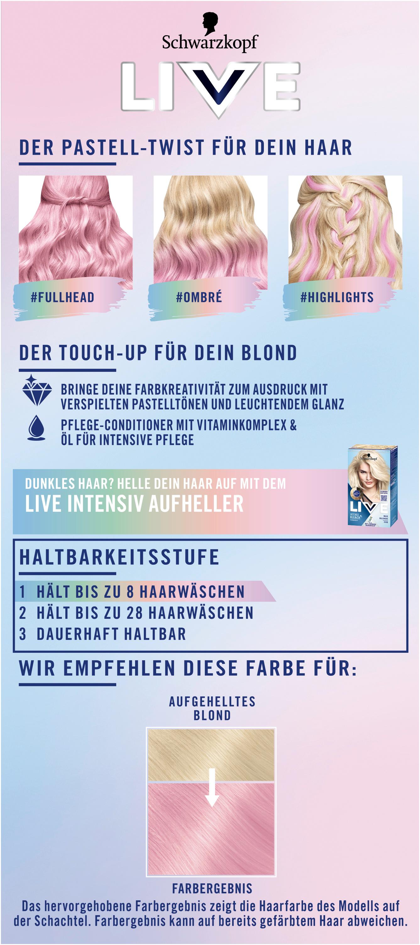 Produktbild Schwarzkopf LIVE Tönung Pretty Pastels 2 von 8