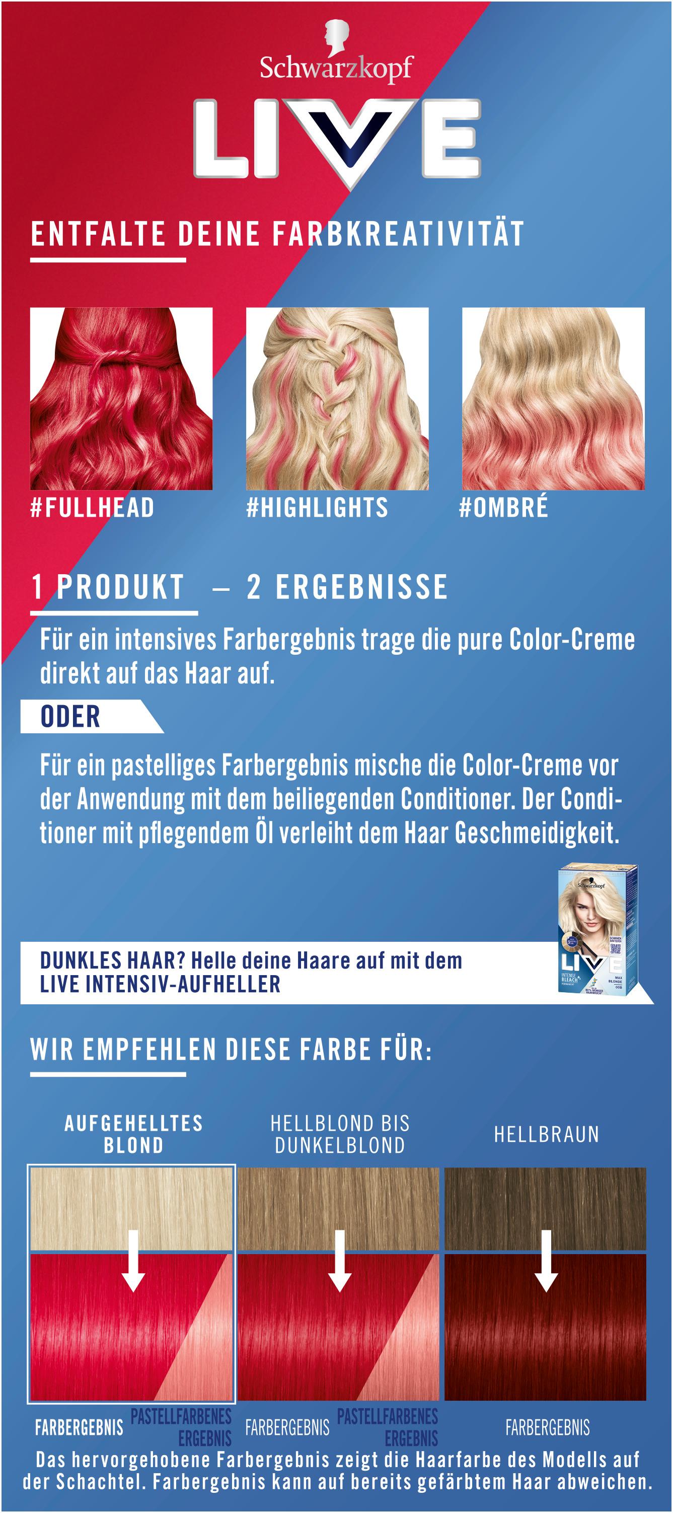 Produktbild Schwarzkopf LIVE Tönung Ultra Brights 2 von 8