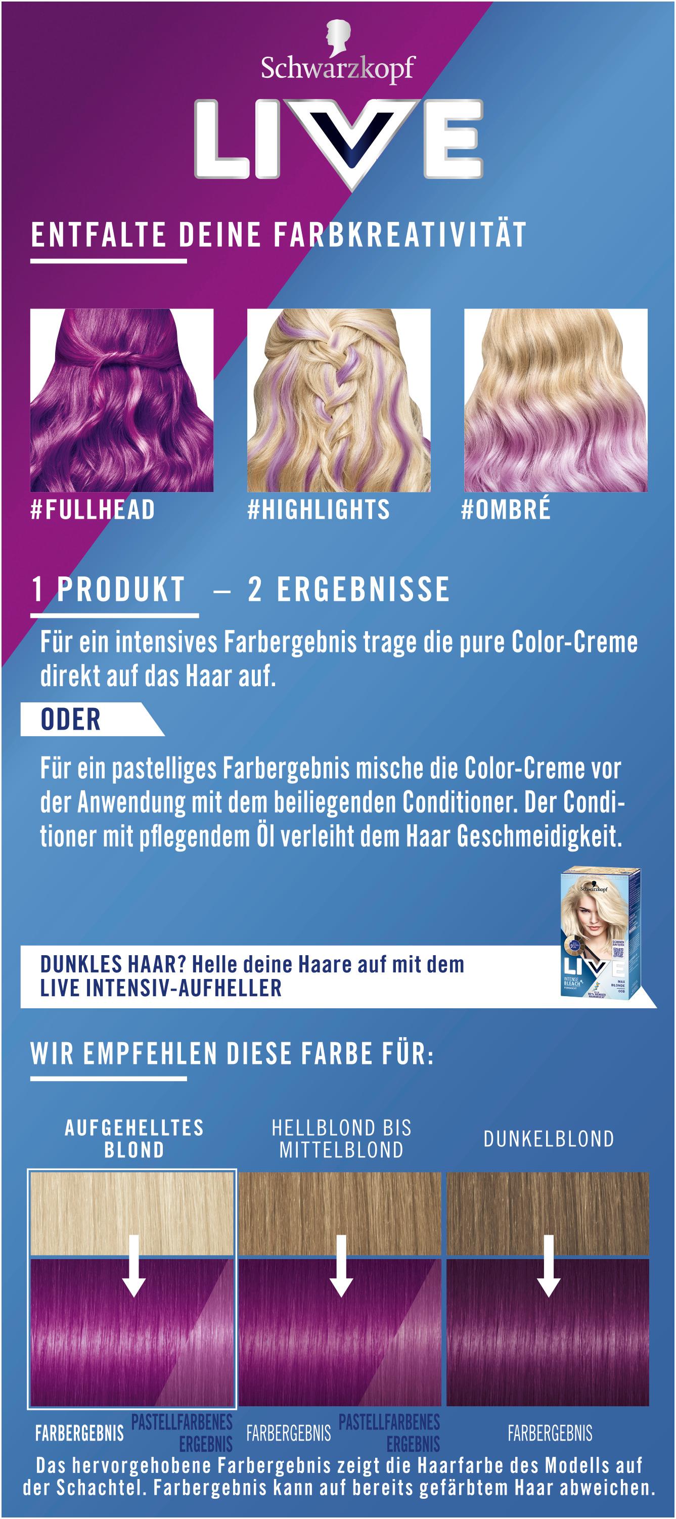 Produktbild Schwarzkopf LIVE Tönung Ultra Brights 2 von 8
