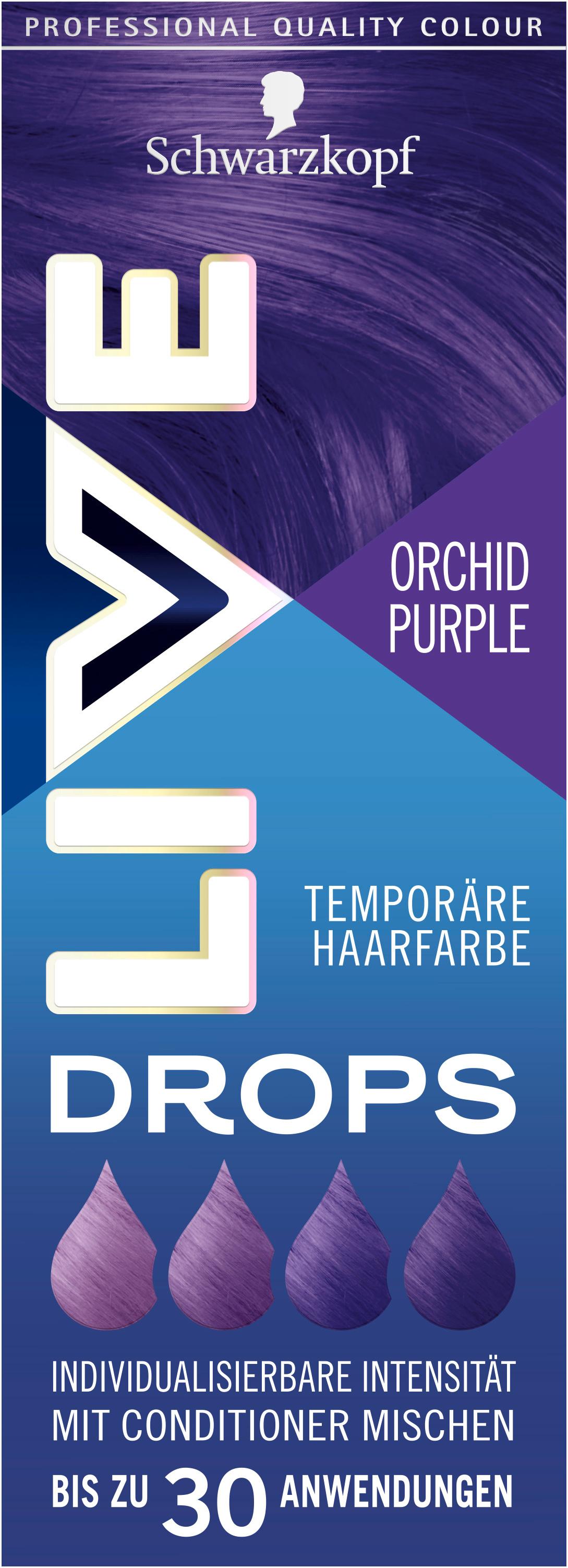 Schwarzkopf LIVE Drops temporäre Haarfarbe