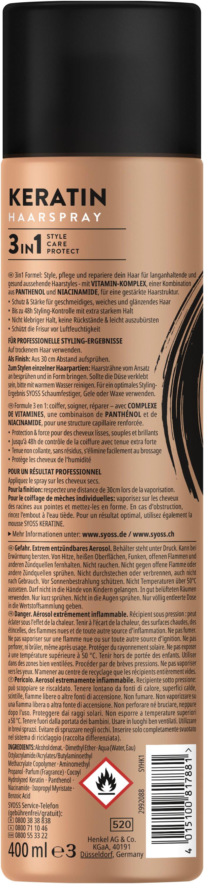 Produktbild syoss Haarspray Keratin  2 von 2