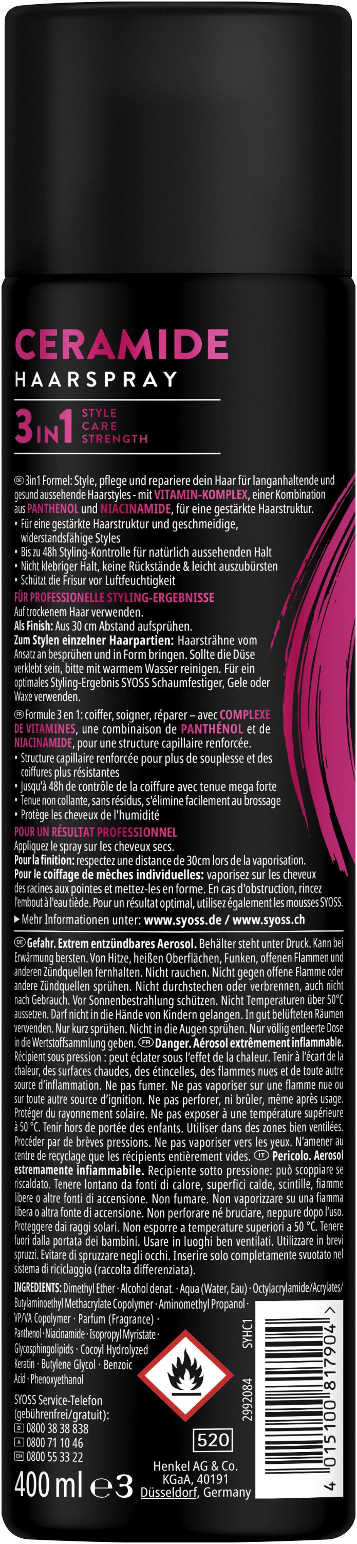 Produktbild syoss Haarspray Ceramide Complex  2 von 2