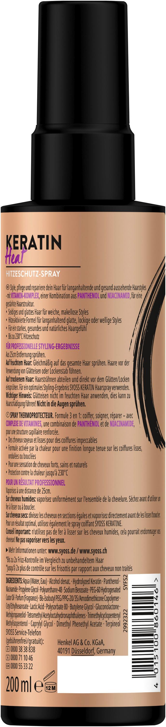 Produktbild syoss Keratin Heat Hitzeschutz Spray 2 von 2