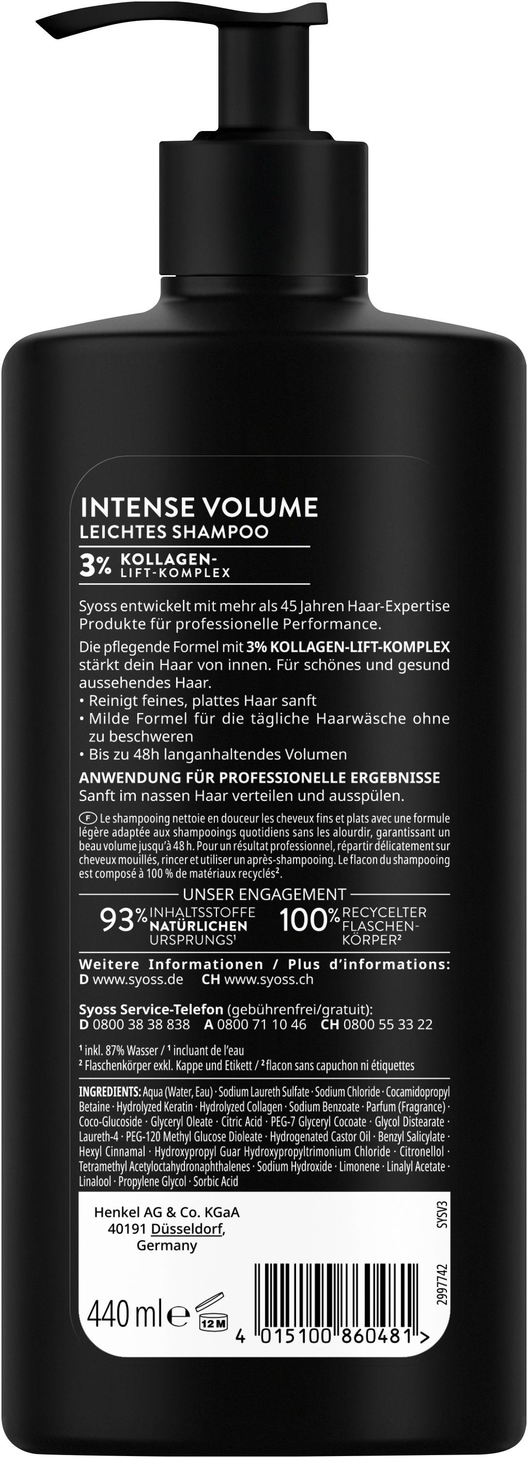 Produktbild syoss Shampoo Intense Volume 2 von 10
