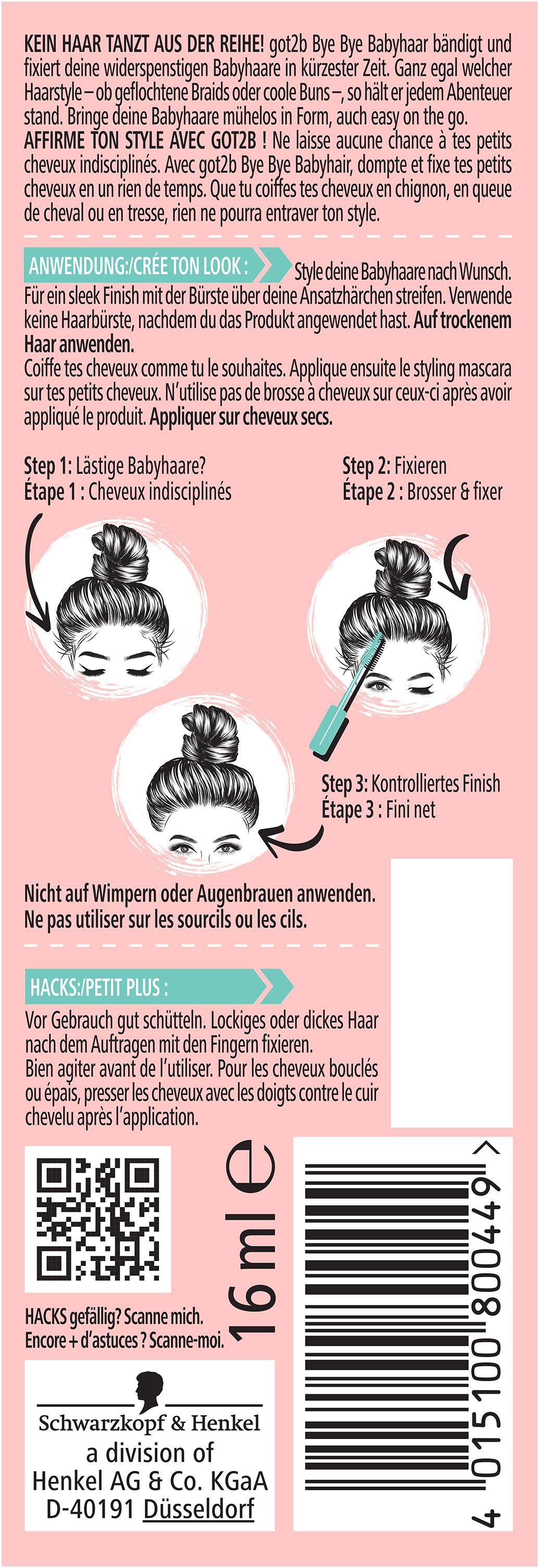 Produktbild GOT2B Babyhaar Bändiger Bye Bye Babyhaar 2 von 10