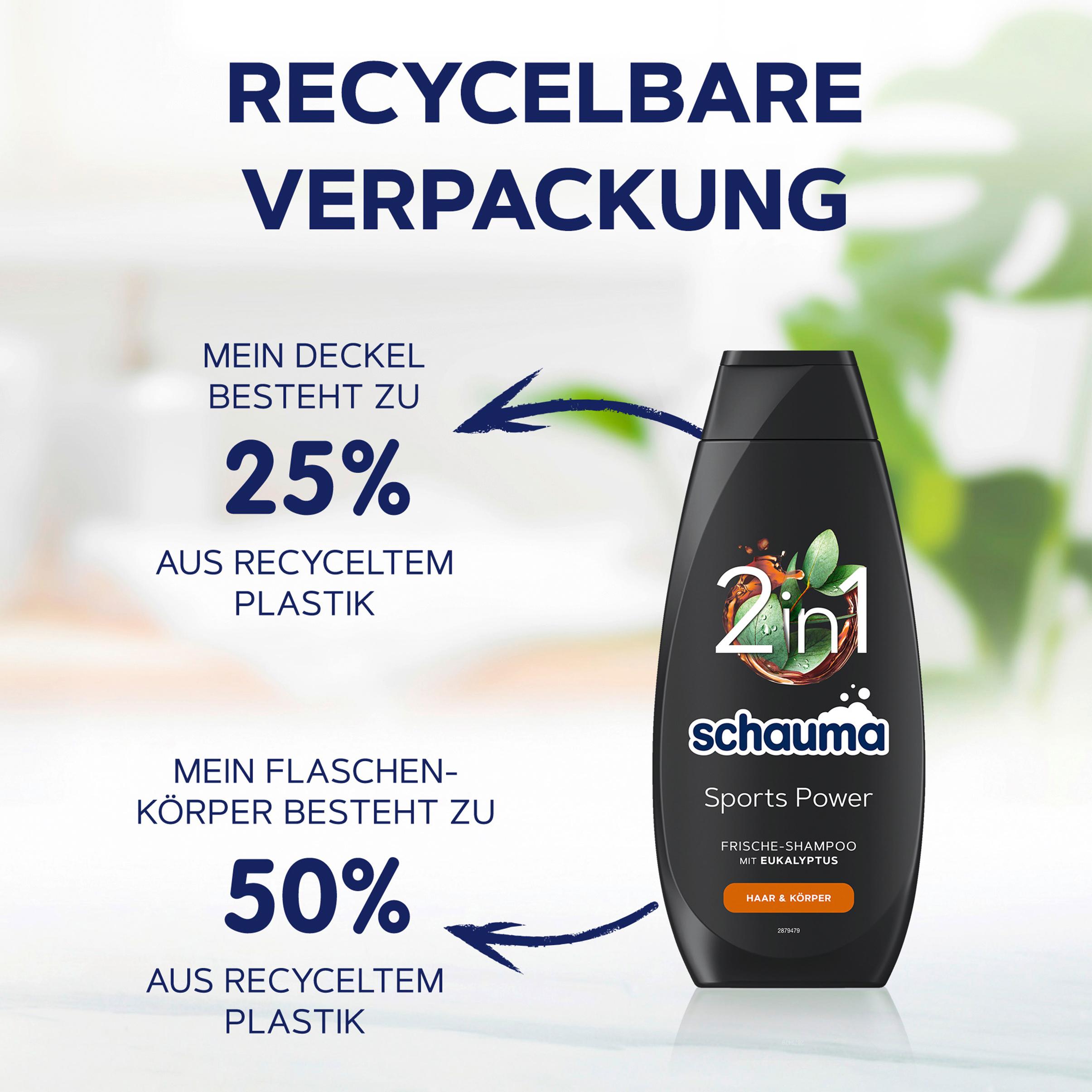Produktbild SCHAUMA Shampoo Sports Power 400ml 5 von 8