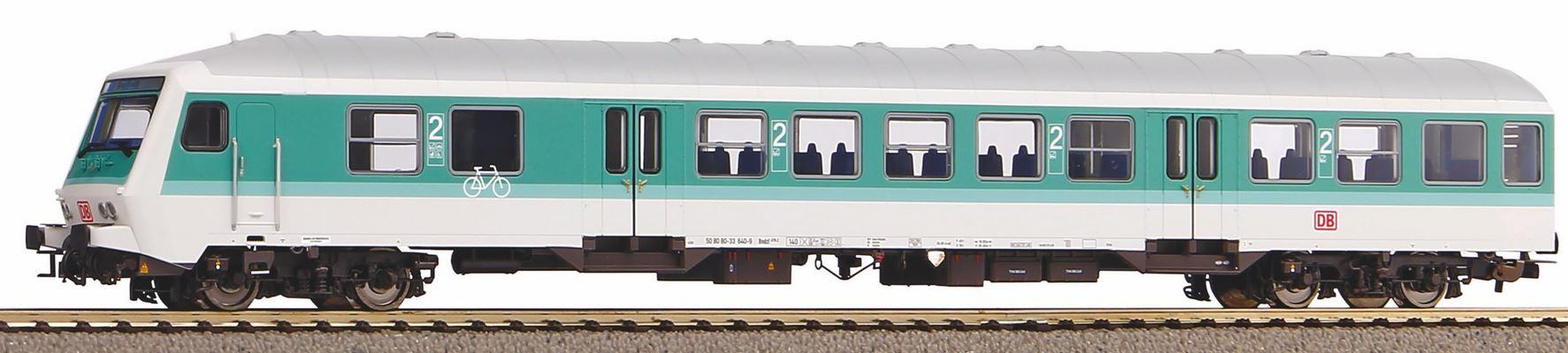 PIKO H0 58523 - Nahverkehrssteuerwagen"Wittenberger Kopf"2. Klasse DB AG V mintgrün Wechselstromversion
