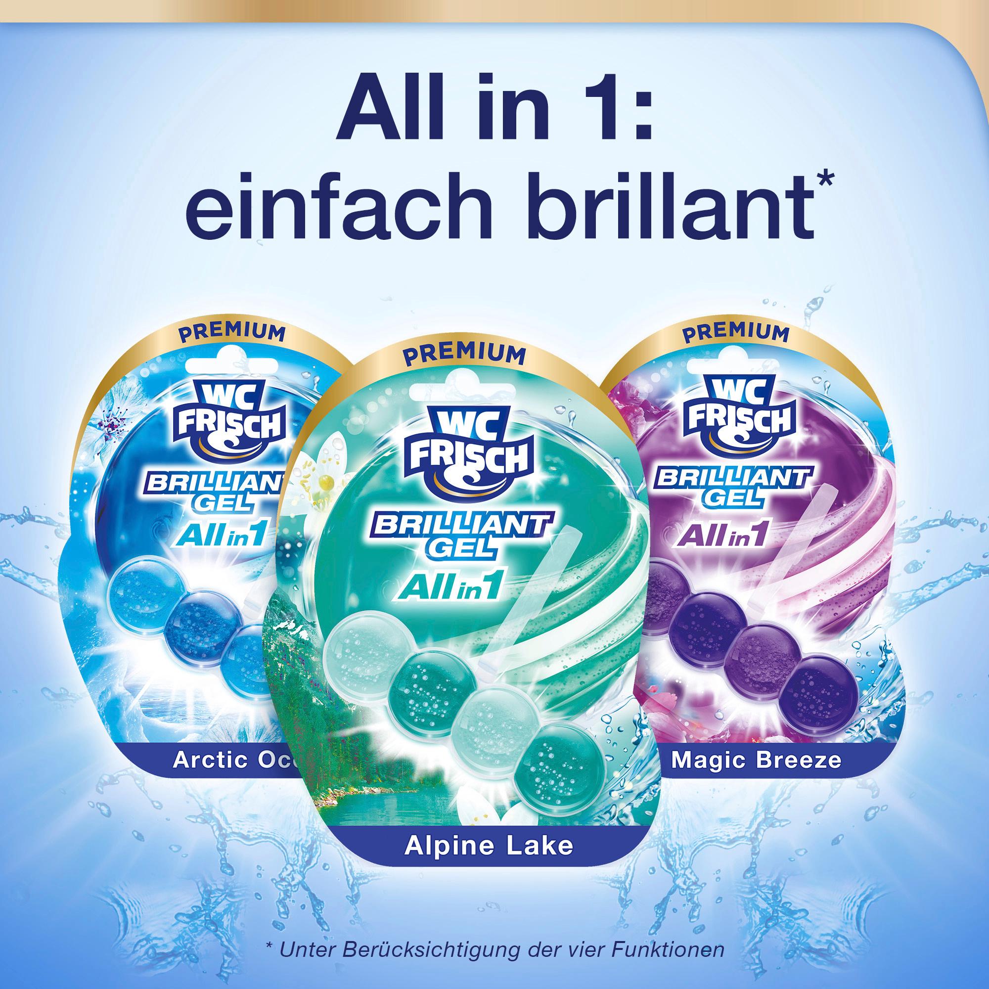 Produktbild WC Frisch Brillance Gel All in 1 Alpine Lake 8 von 10