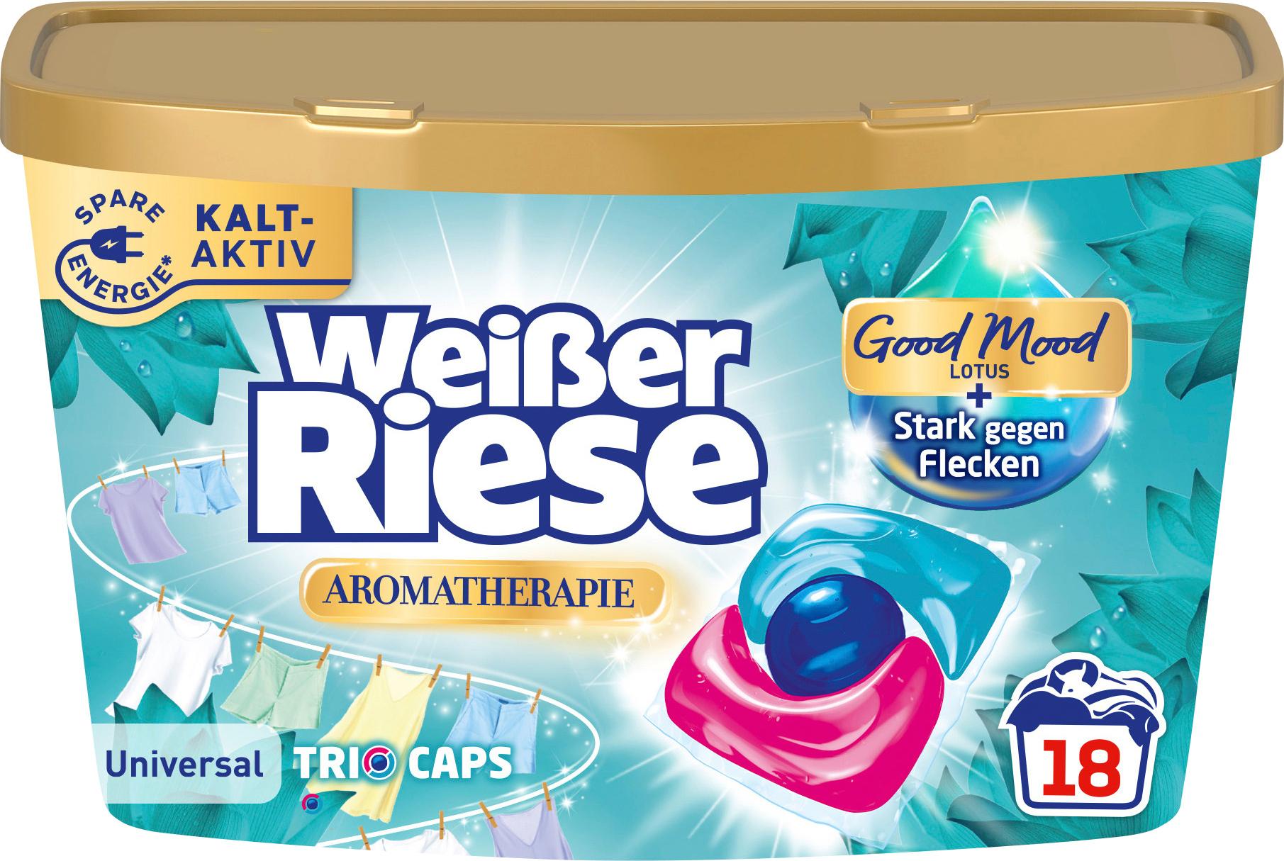 Weißer Riese Vollwaschmittel Universal Trio-Caps Floral Sensation Lotus