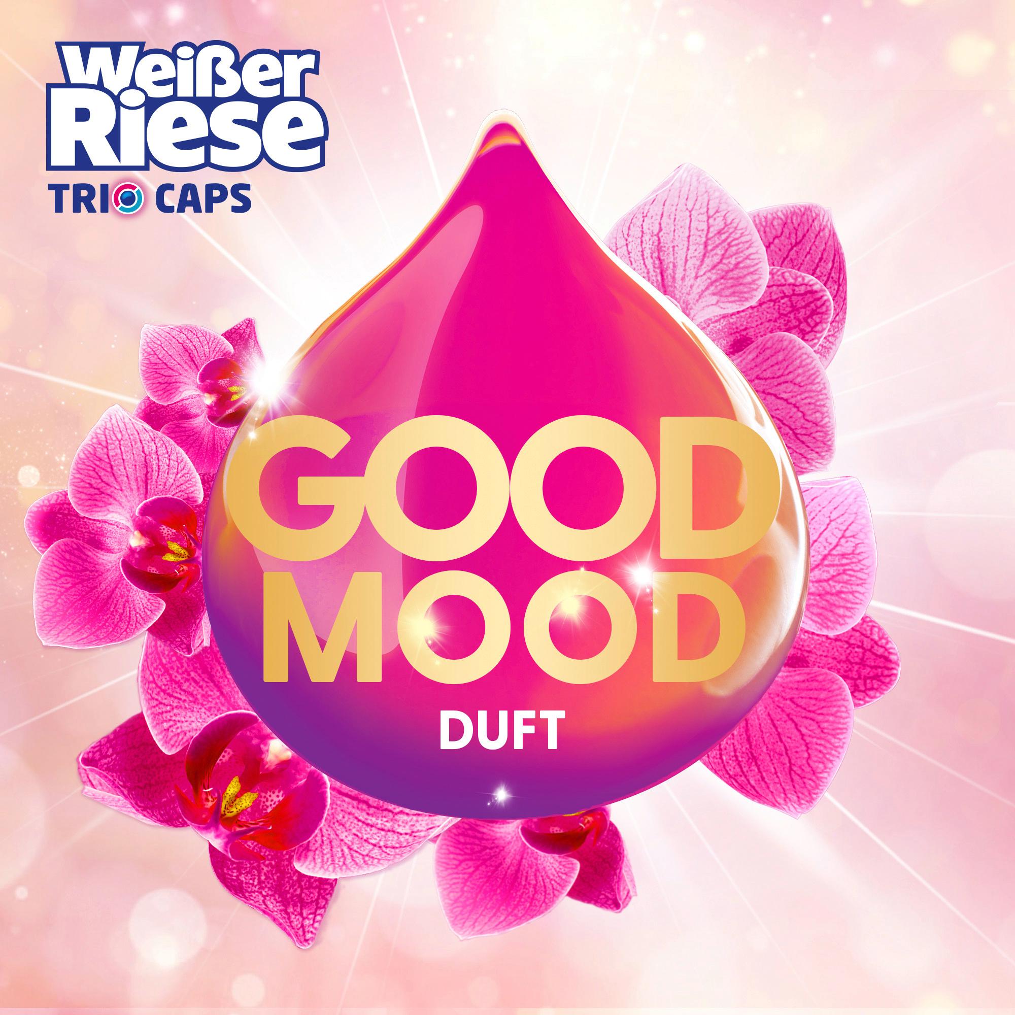 Produktbild Weißer Riese Colorwaschmittel Color Trio-Caps Floral Sensation Orchidee 4 von 10