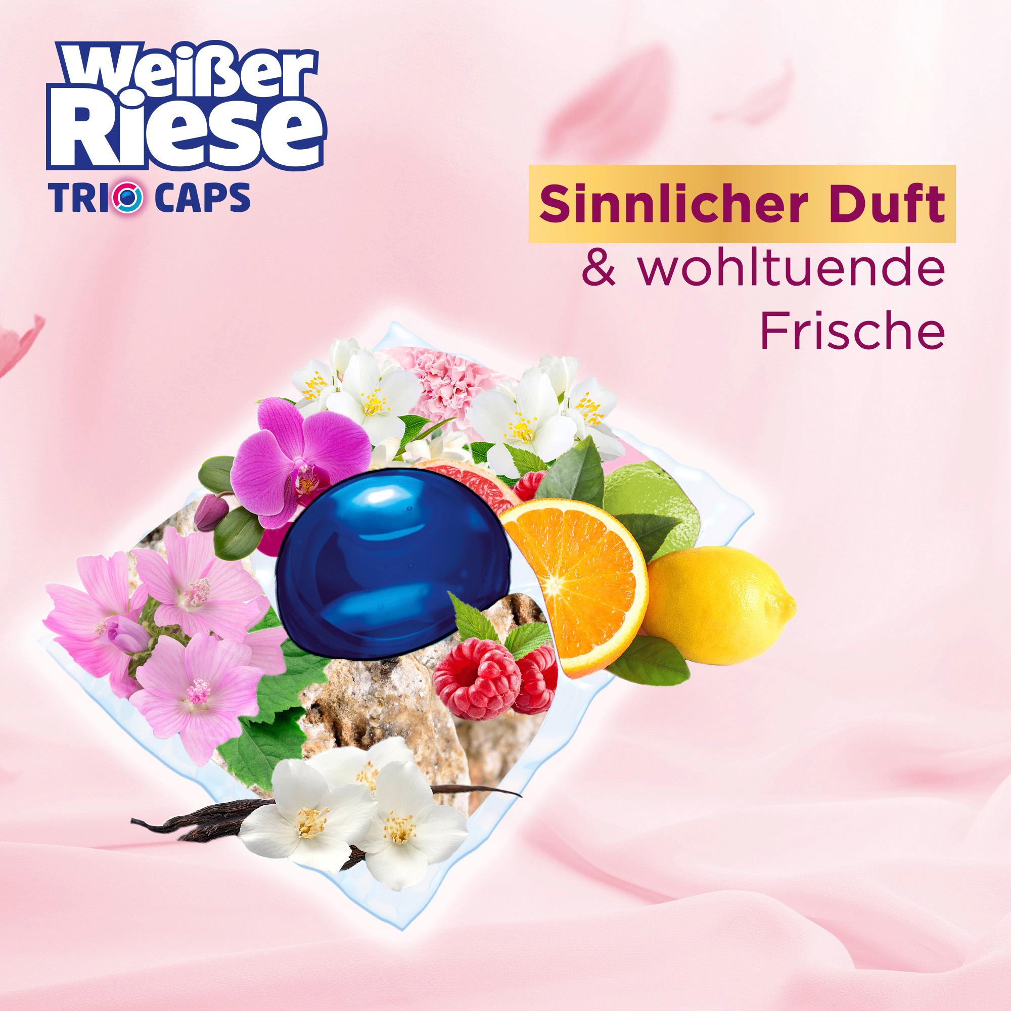 Produktbild Weißer Riese Colorwaschmittel Color Trio-Caps Floral Sensation Orchidee 10 von 10