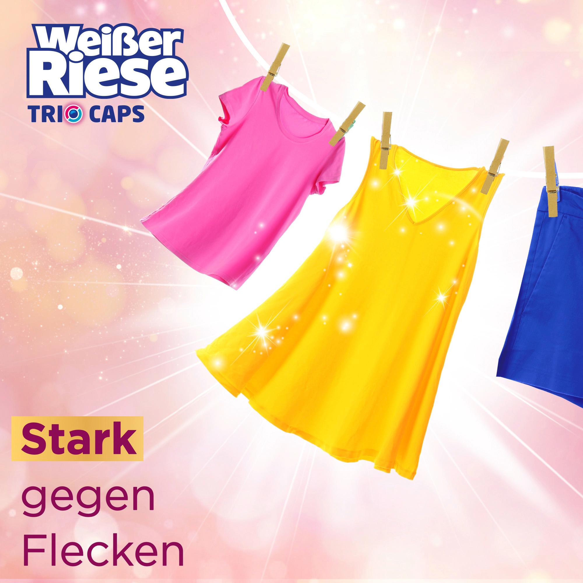 Produktbild Weißer Riese Colorwaschmittel Color Trio-Caps Floral Sensation Orchidee 8 von 10