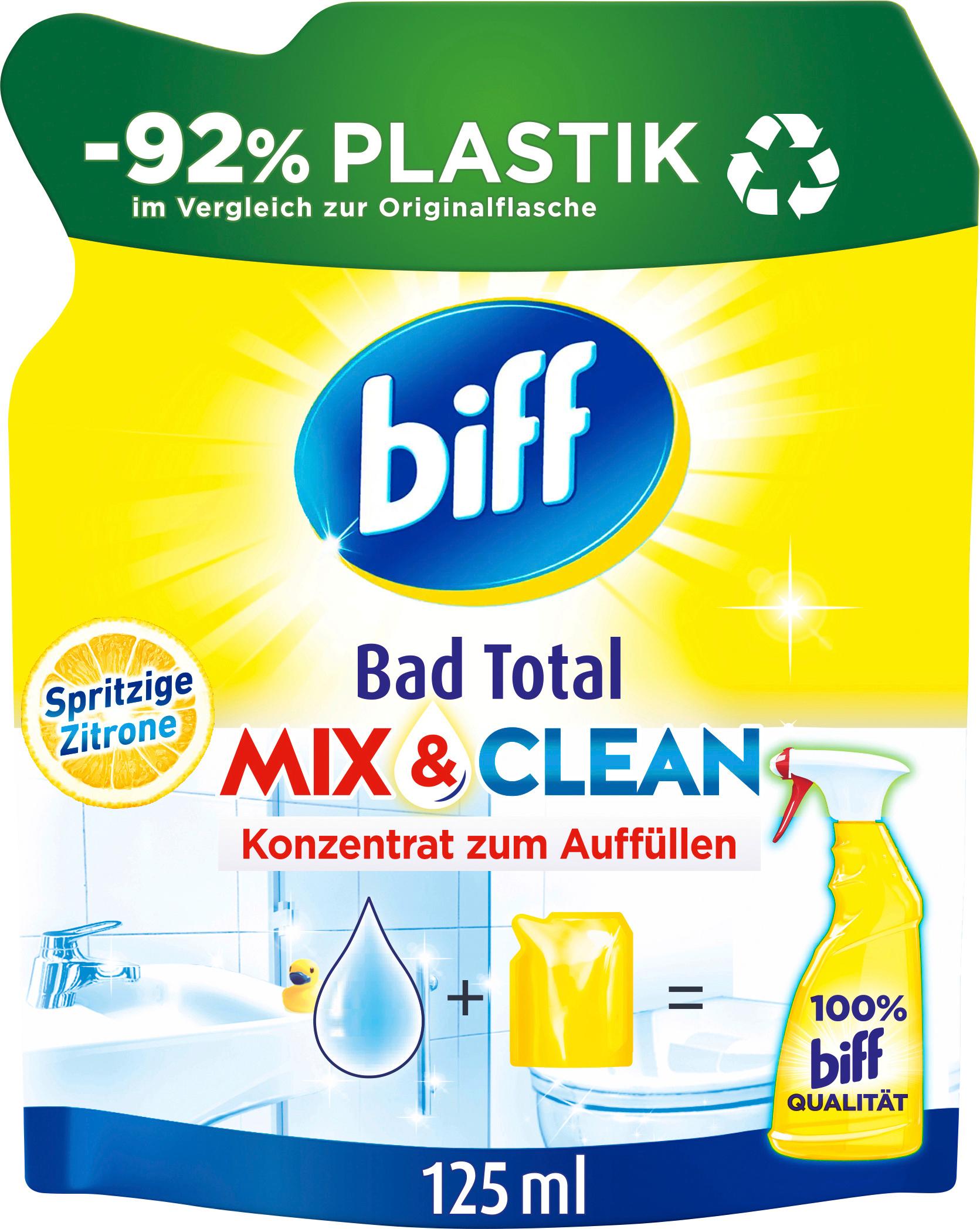 BIFF Badreiniger Konzentrat Total Mix&Clean Spritzige Zitrone