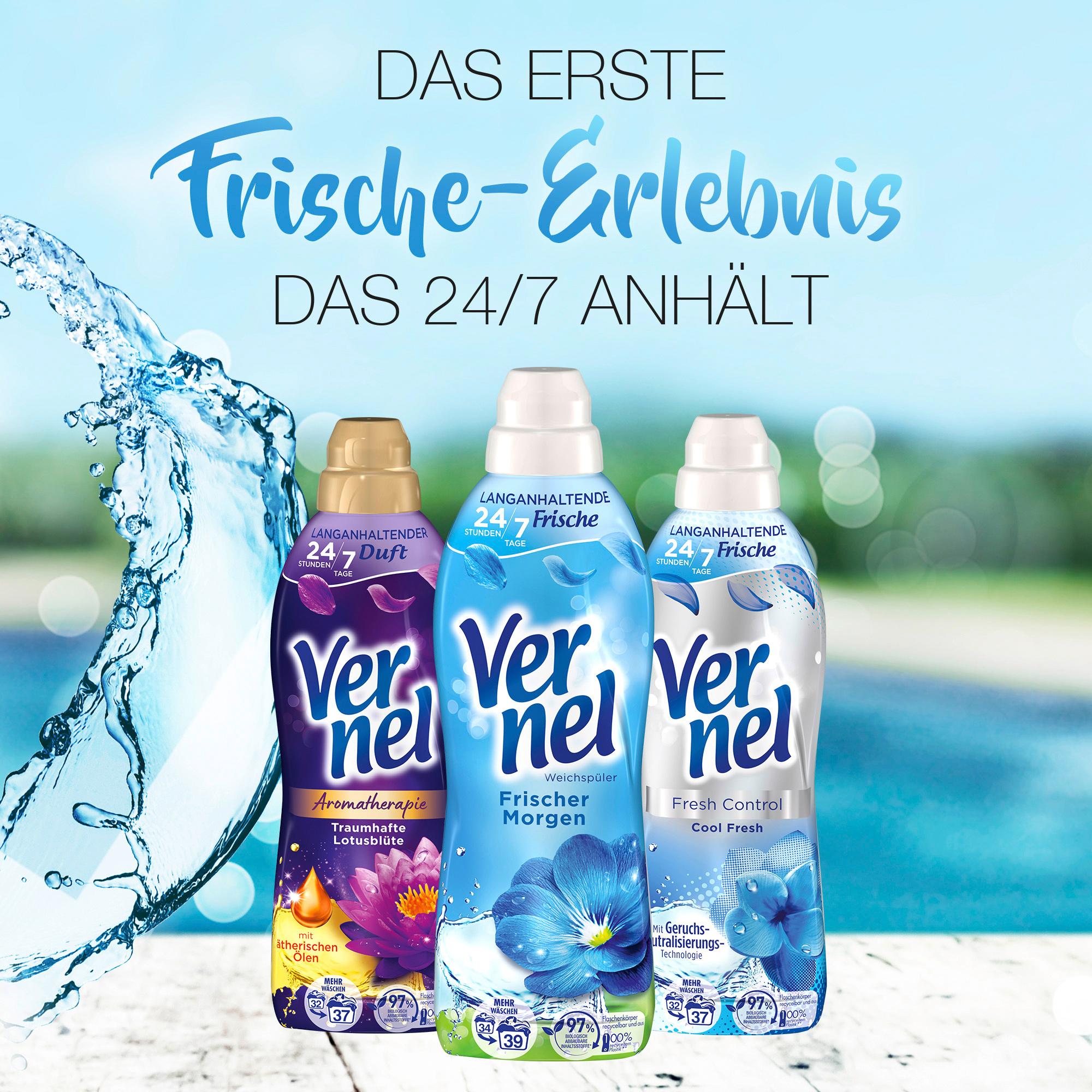 Produktbild Vernel Weichspüler Frischer Morgen 39 WL 5 von 6