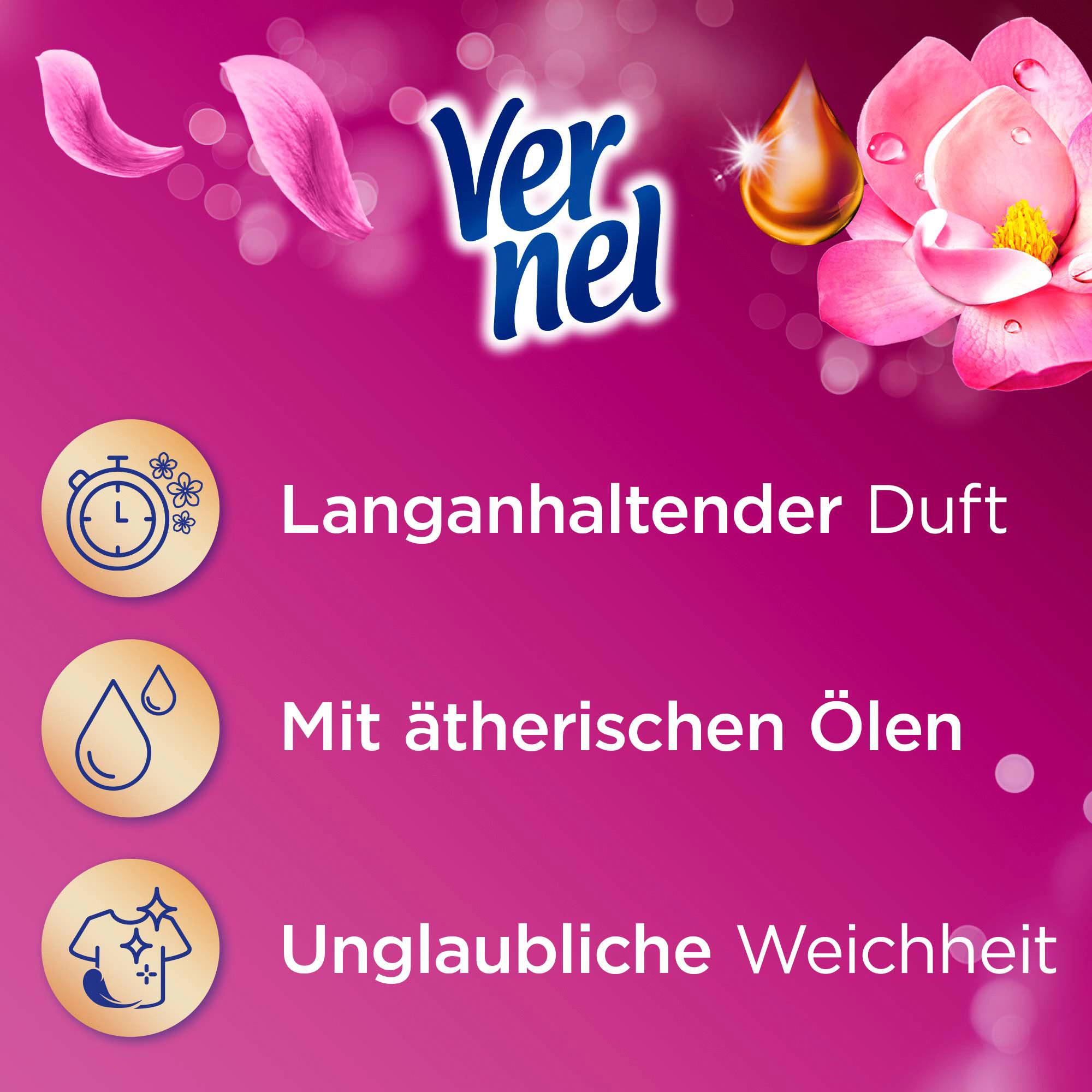 Produktbild Vernel Weichspüler Aromatherapie Bezaubernde Magnolie 37 WL 6 von 6