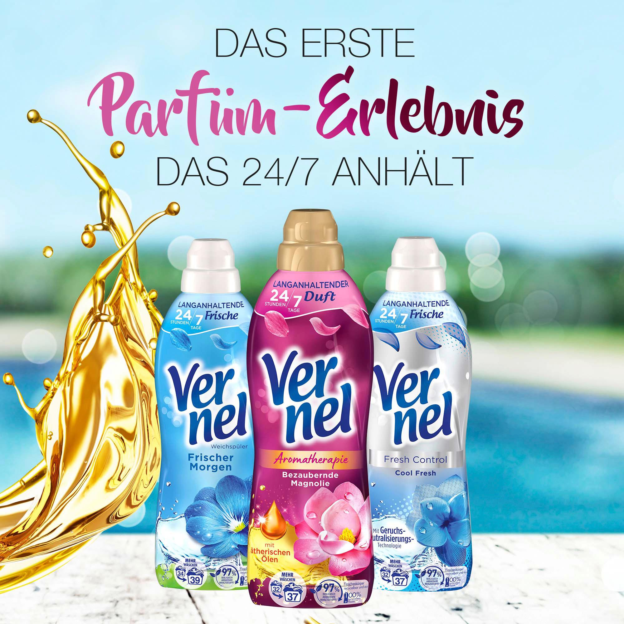 Produktbild Vernel Weichspüler Aromatherapie Bezaubernde Magnolie 37 WL 3 von 6