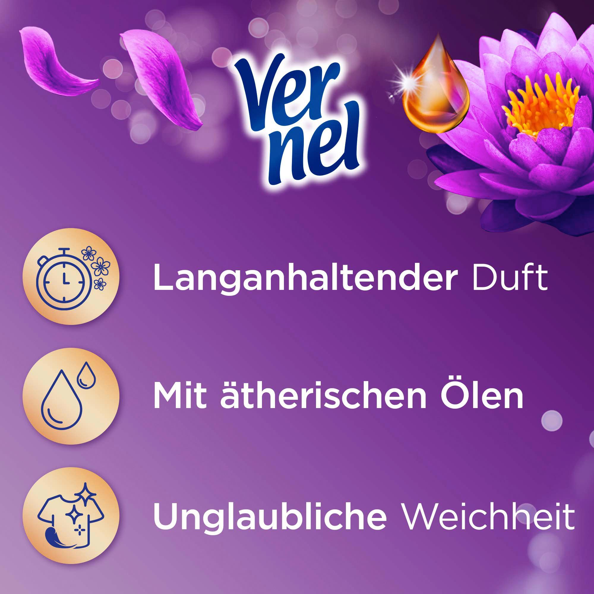 Produktbild Vernel Weichspüler Aromatherapie Traumhafte Lotusblüte 37 WL 5 von 6