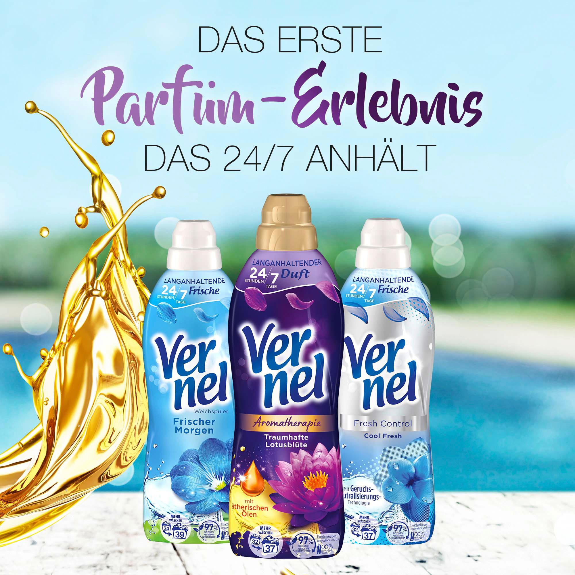 Produktbild Vernel Weichspüler Aromatherapie Traumhafte Lotusblüte 37 WL 4 von 6