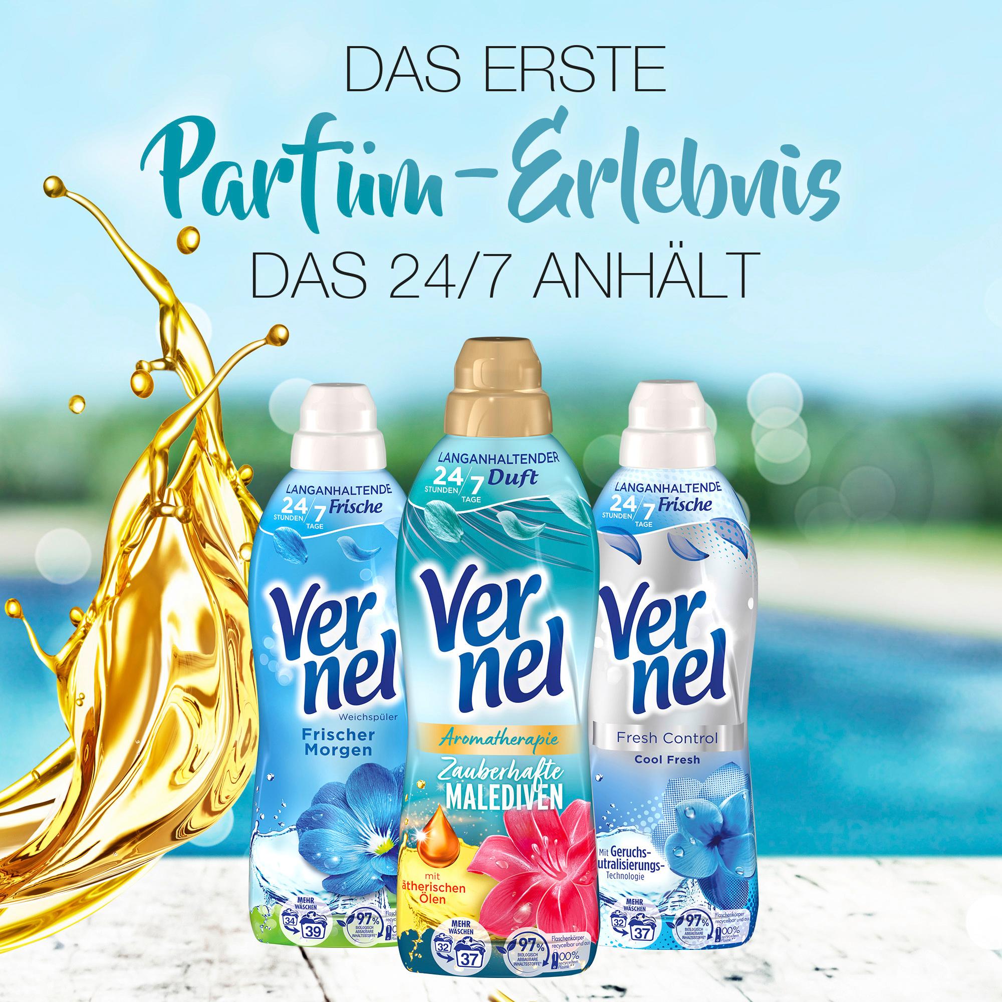 Produktbild Vernel Weichspüler Aromatherapie Zauberhafte Malediven 37 WL 5 von 6