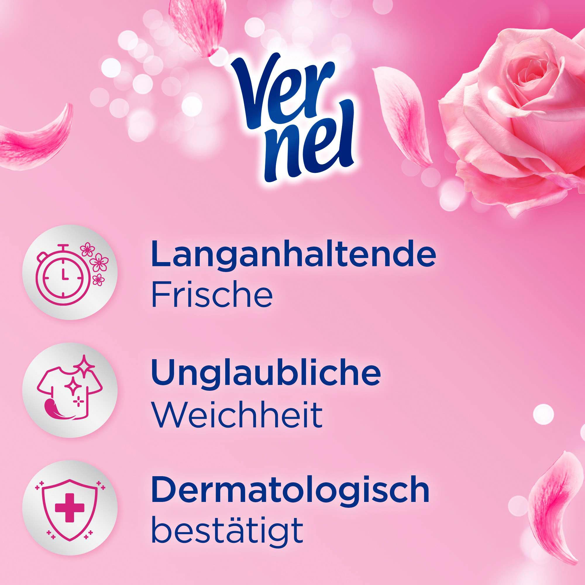 Produktbild Vernel Weichspüler Wildrose 39 WL 6 von 6