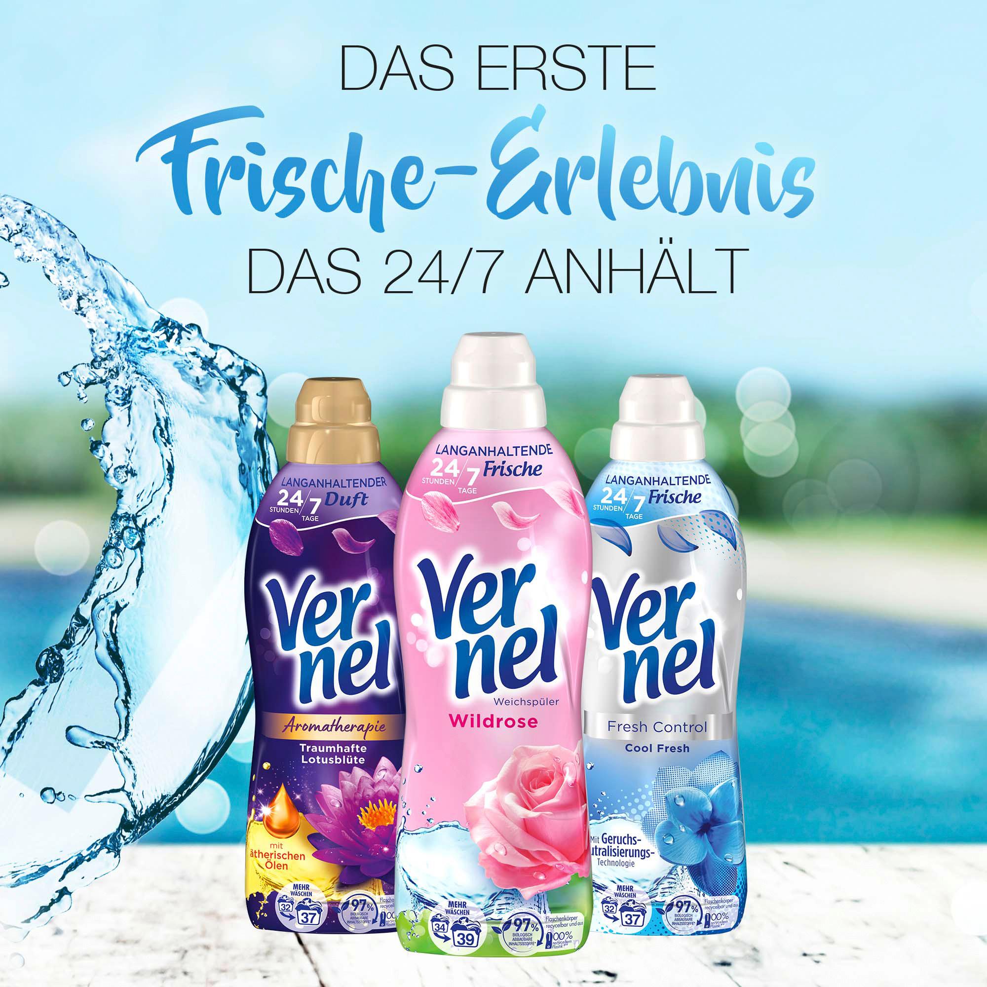 Produktbild Vernel Weichspüler Wildrose 39 WL 3 von 6