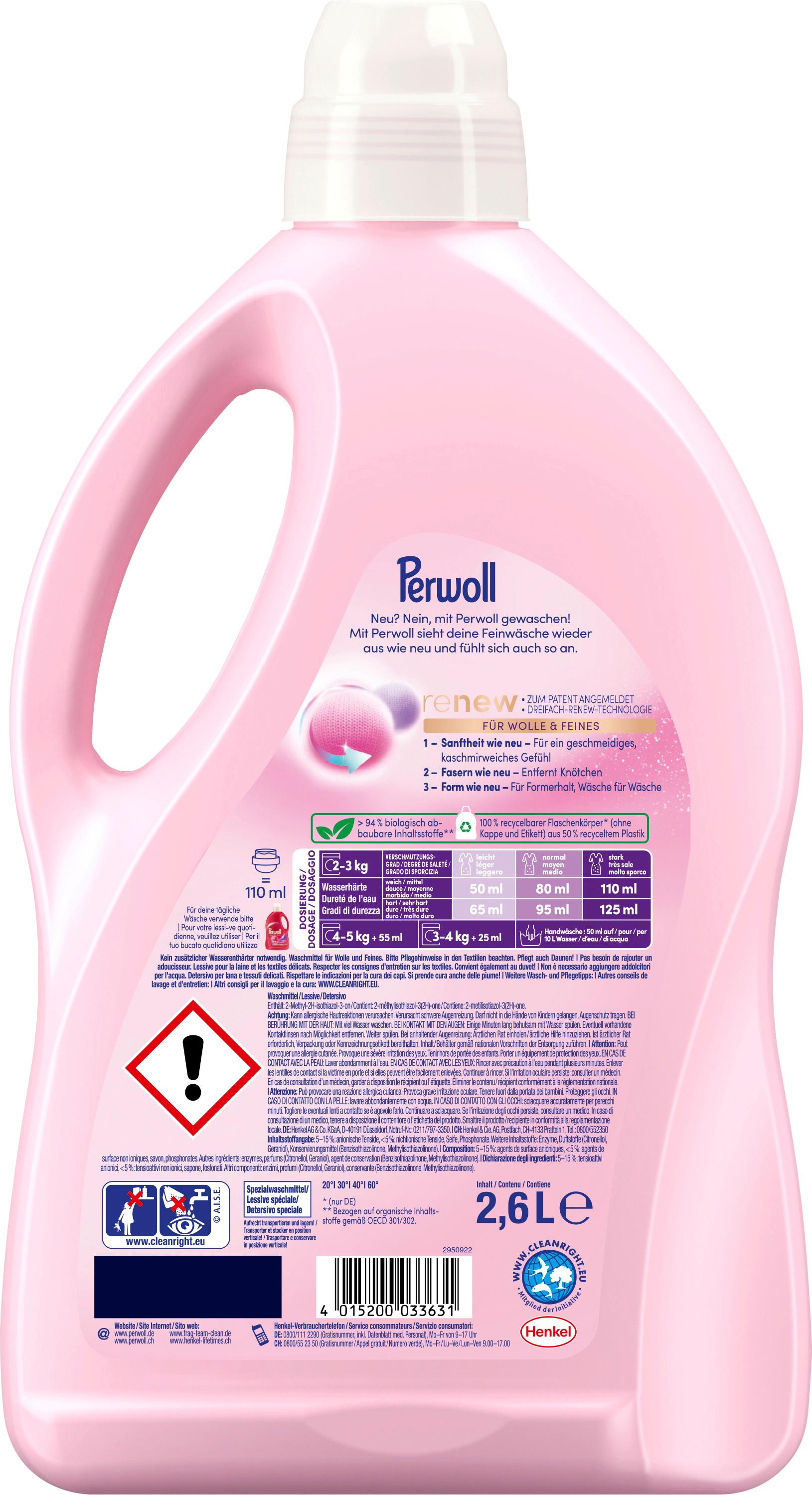 Produktbild Perwoll Renew Feinwaschmittel 2 von 7