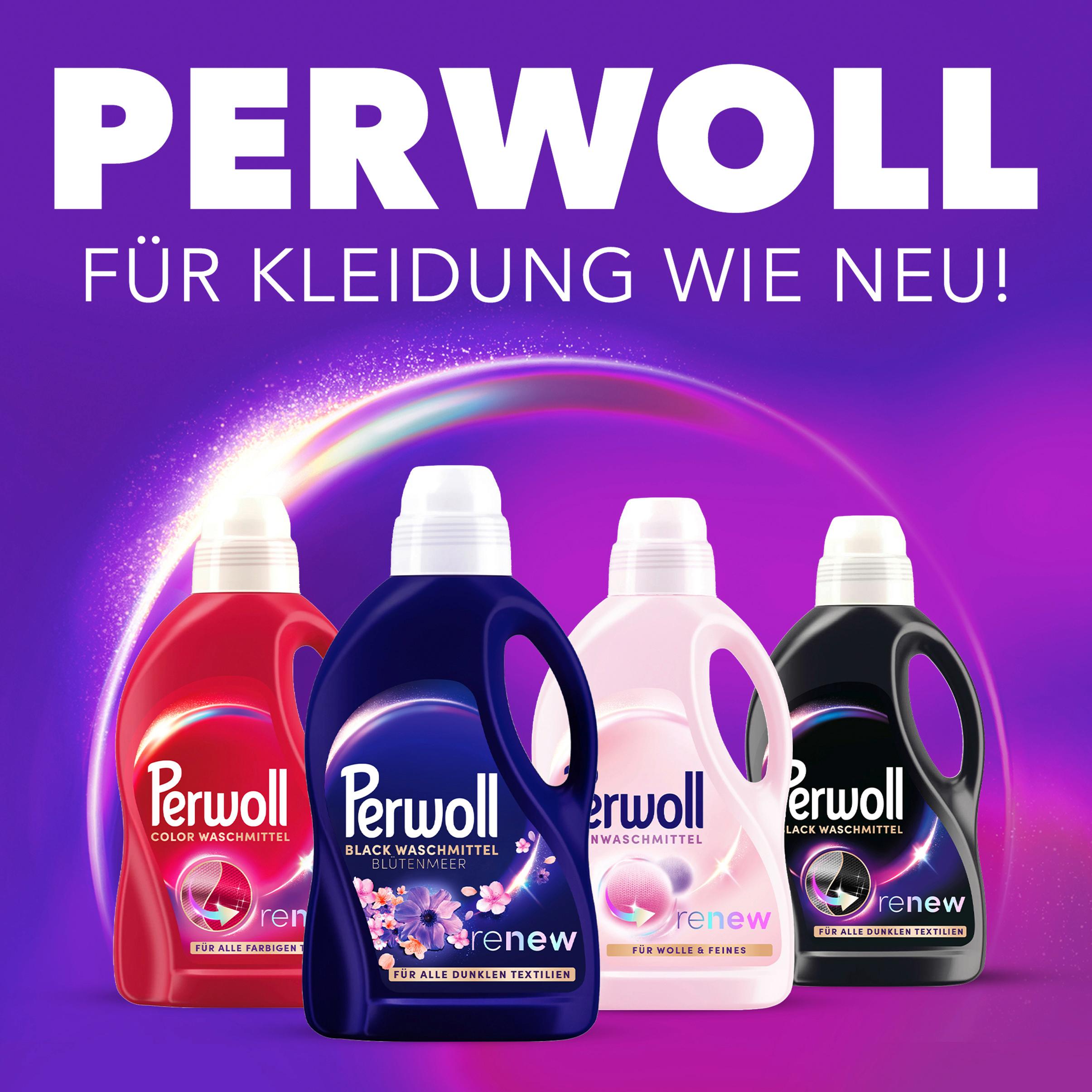 Produktbild Perwoll Renew Black Waschmittel Blütenmeer 7 von 7