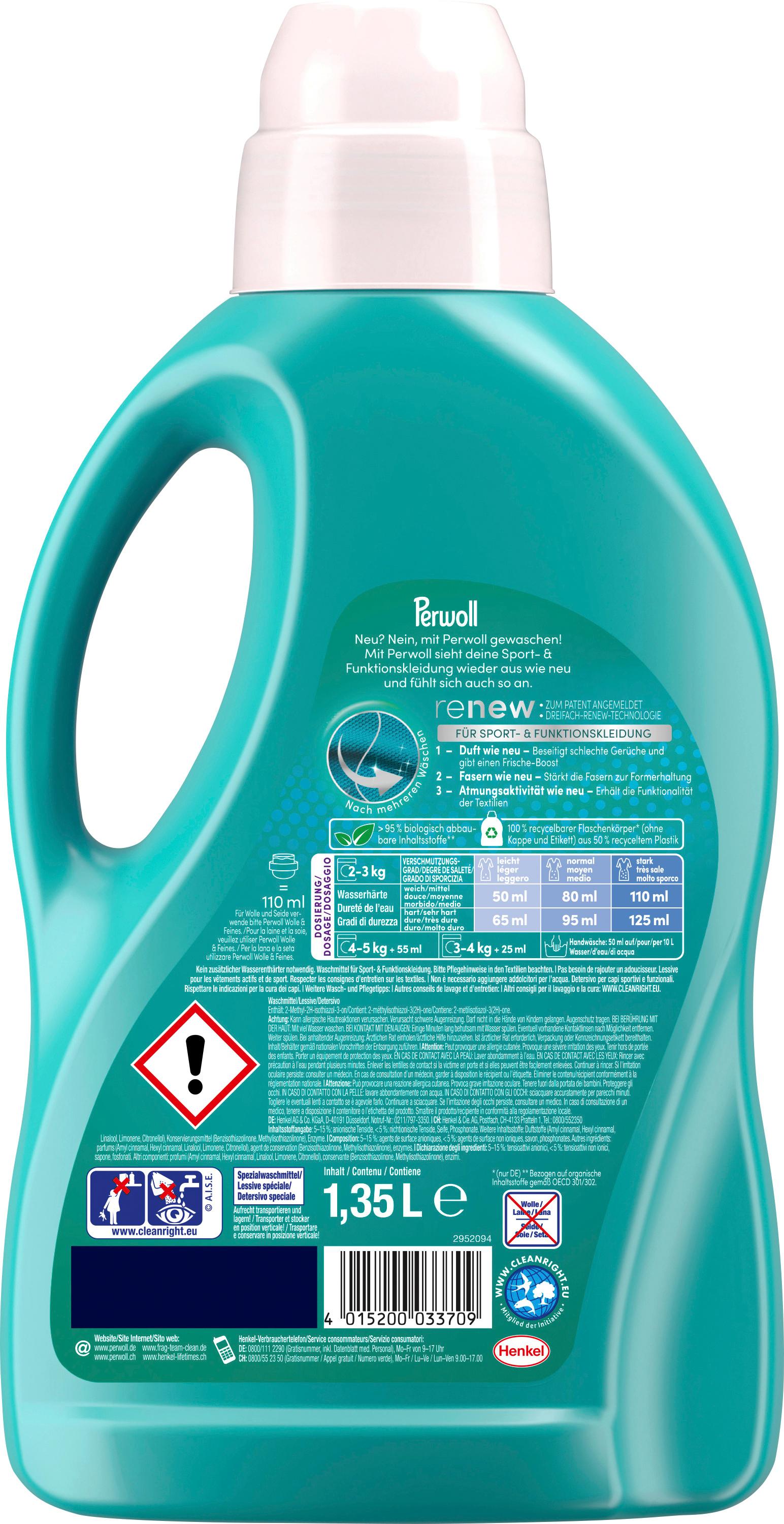 Produktbild Perwoll Renew Sport Waschmittel 2 von 7