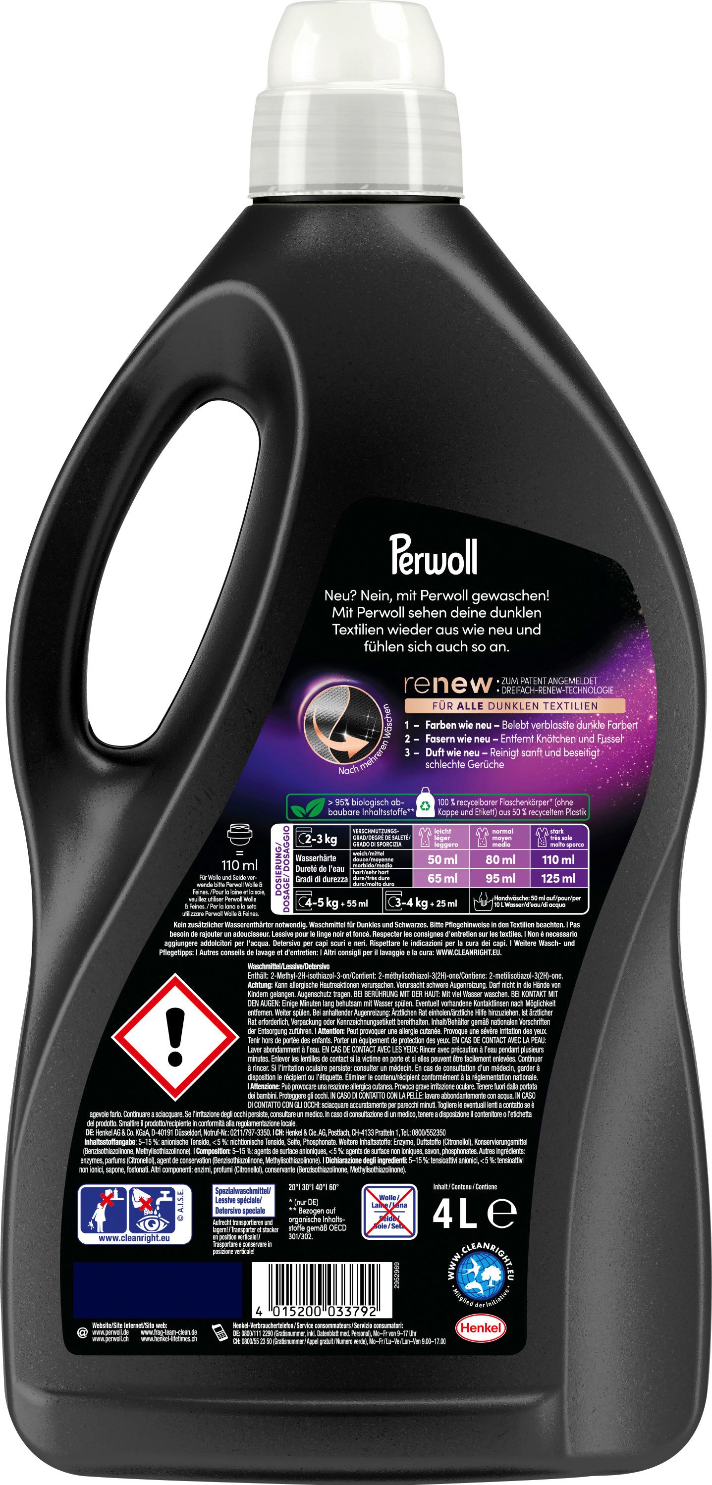 Produktbild Perwoll Renew Black Waschmittel 2 von 7