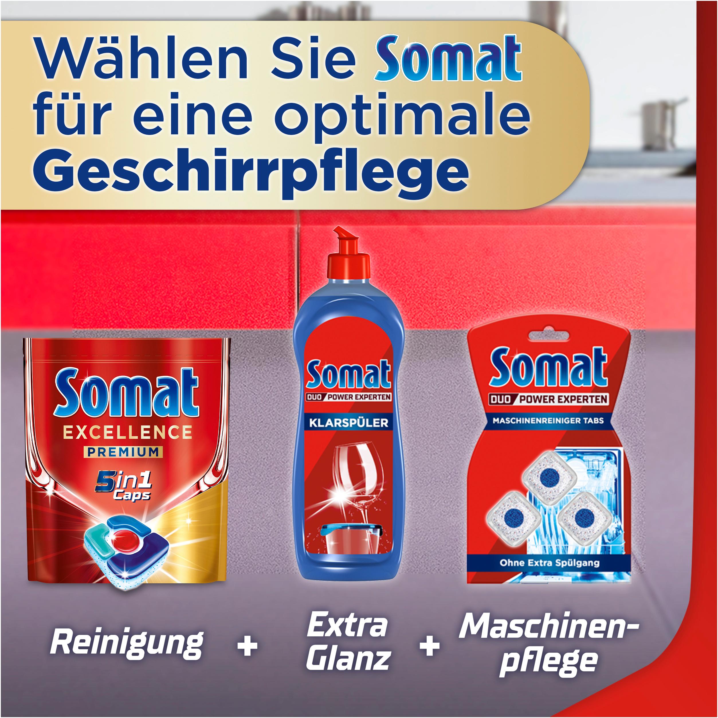 Produktbild Somat Excellence Premium 5in1 Caps Spar Pack 8 von 9