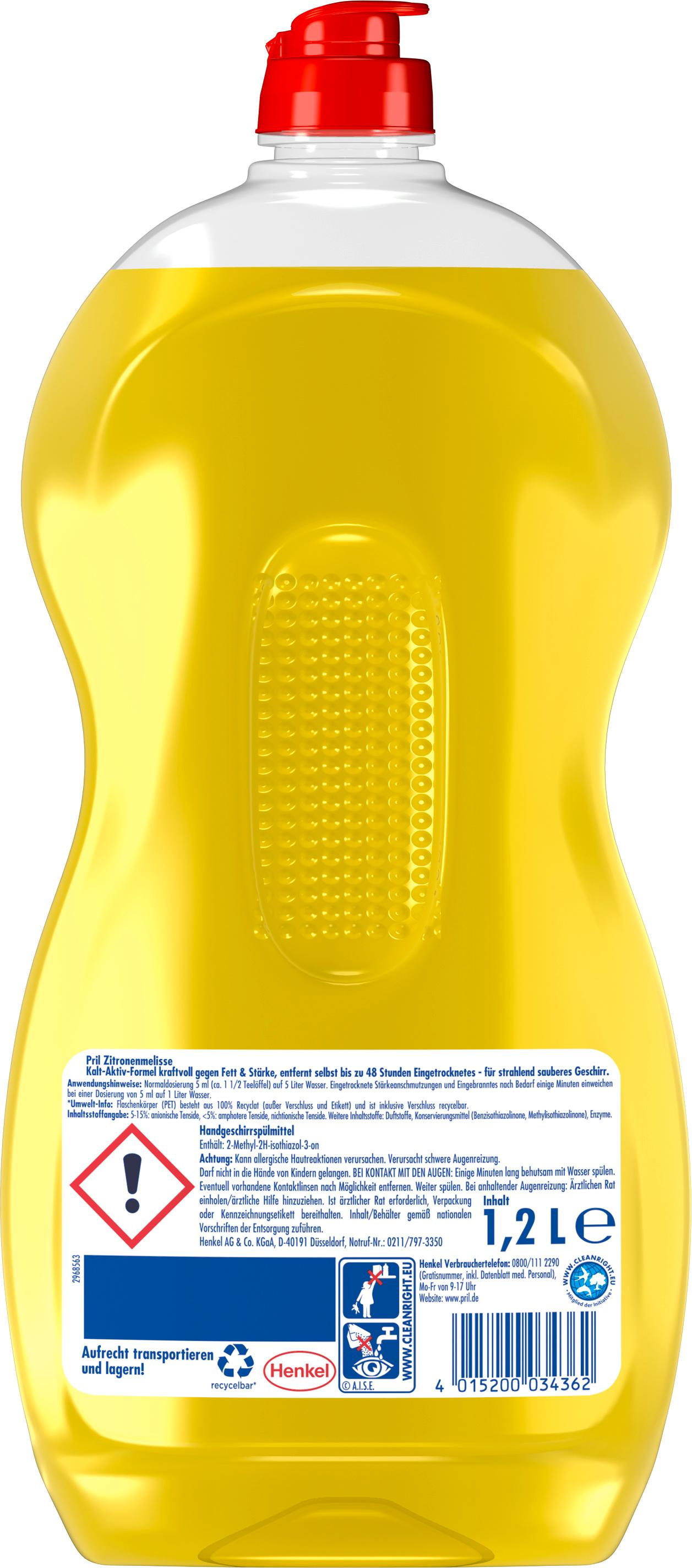 Produktbild Pril Handspülmittel Zitronenmelisse XXL 2 von 2