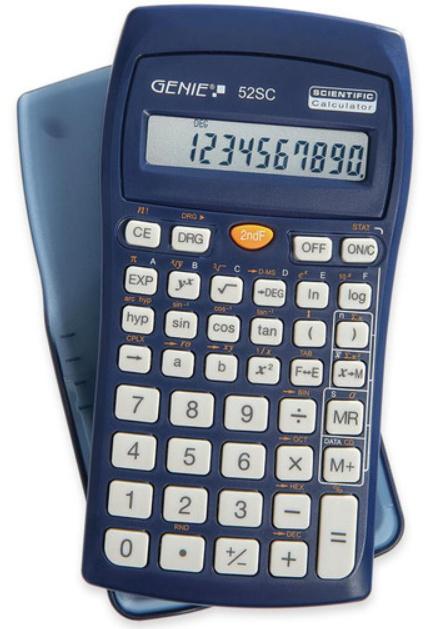 GENIE 52 SC Schulrechner mit 136 Funktionen