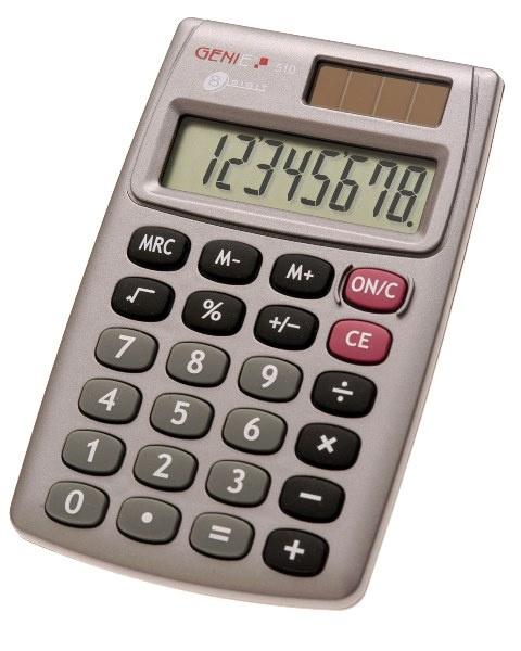 GENIE Taschenrechner 510  8-stellig Blister