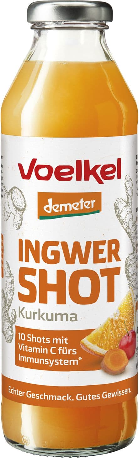 VOELKEL Bio Demeter Ingwer Shot Kurkuma