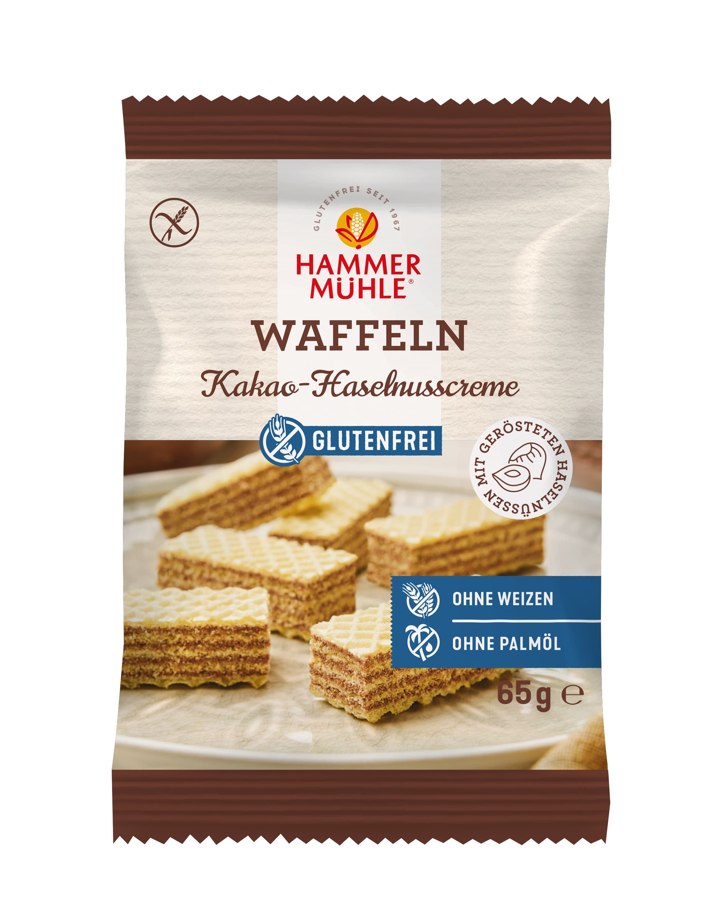 HAMMERMÜHLE Waffeln Kakao-Haselnusscreme