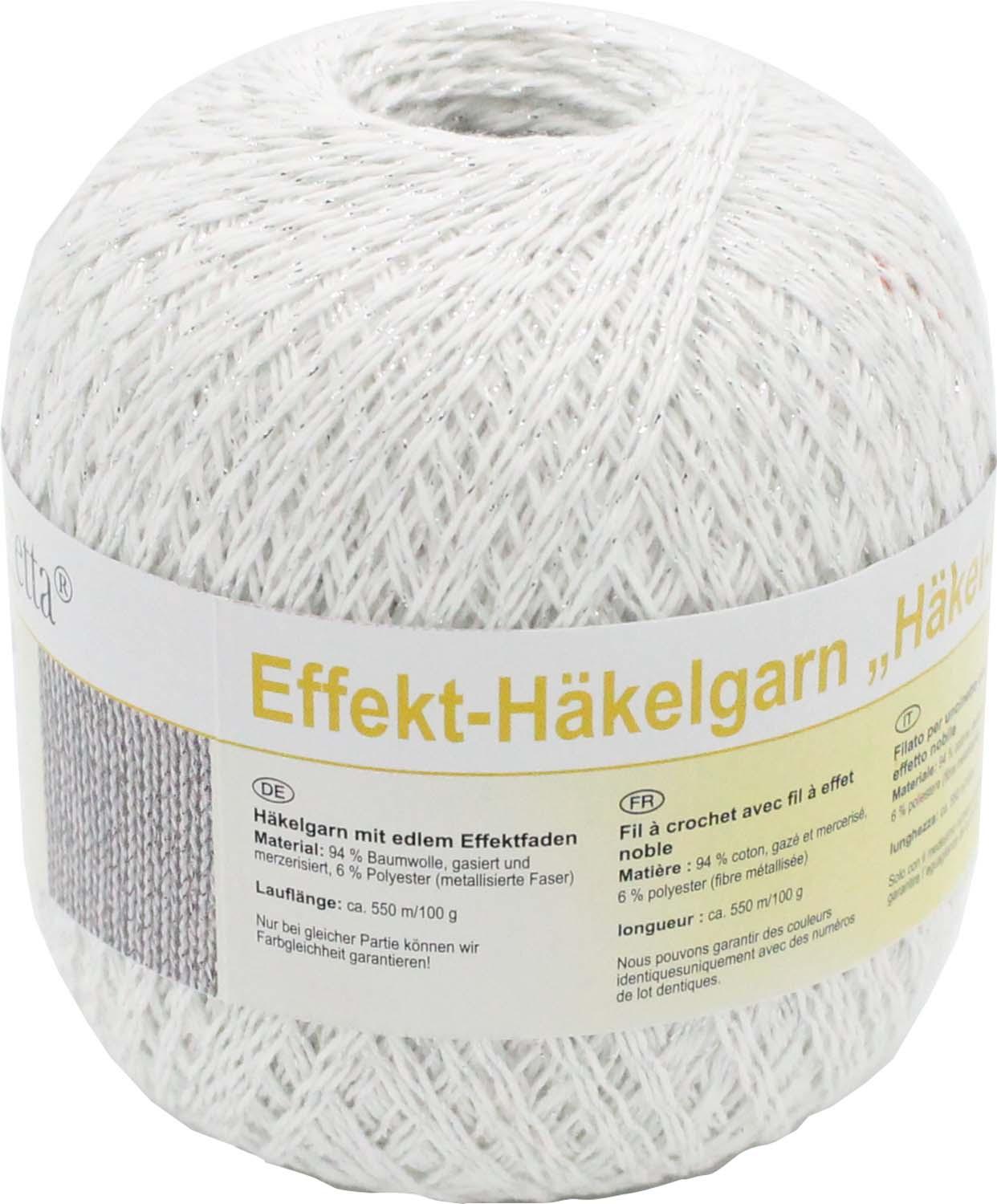 alzetta Effekt Häkelgarn Glitzer
