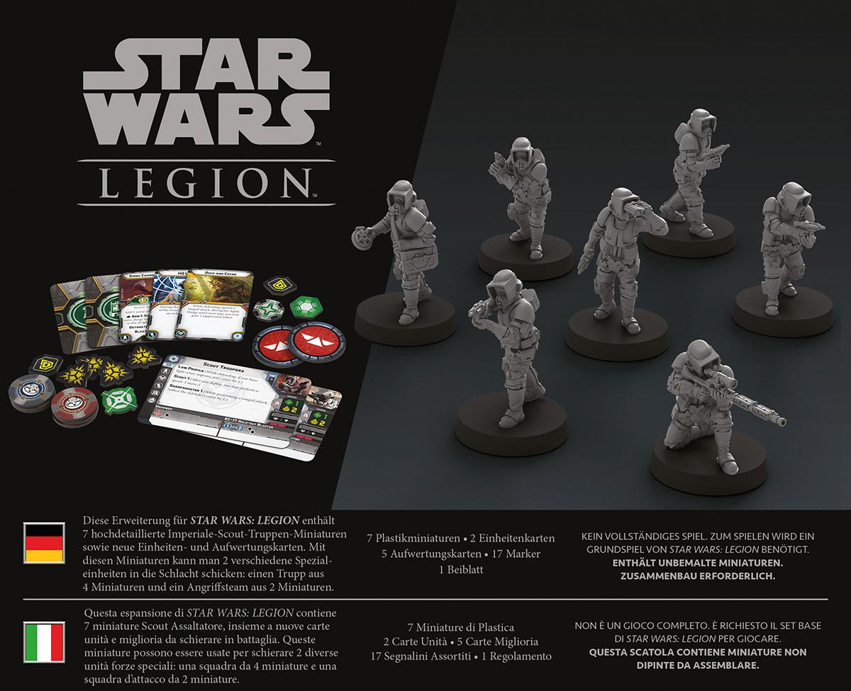 Produktbild Fantasy Flight Games - Star Wars: Legion - Imperiale Scout-Truppen • Erweiterung DE/IT 3 von 3