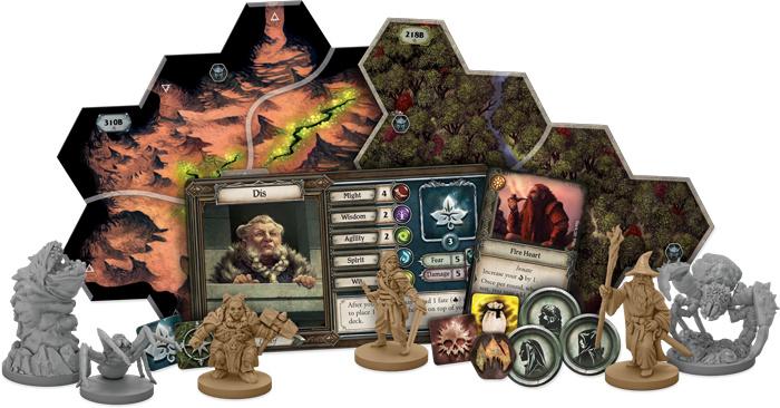 Produktbild Fantasy Flight Games - Der Herr der Ringe: Reise durch Mittelerde - Dunkle Pfade • Erweiterung DE 5 von 5