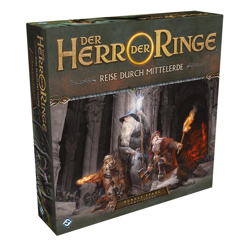 Fantasy Flight Games - Der Herr der Ringe: Reise durch Mittelerde - Dunkle Pfade • Erweiterung DE