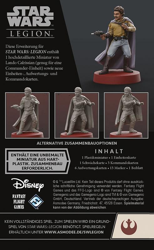 Produktbild Fantasy Flight Games - Star Wars: Legion - Lando Calrissian • Erweiterung DE 2 von 2