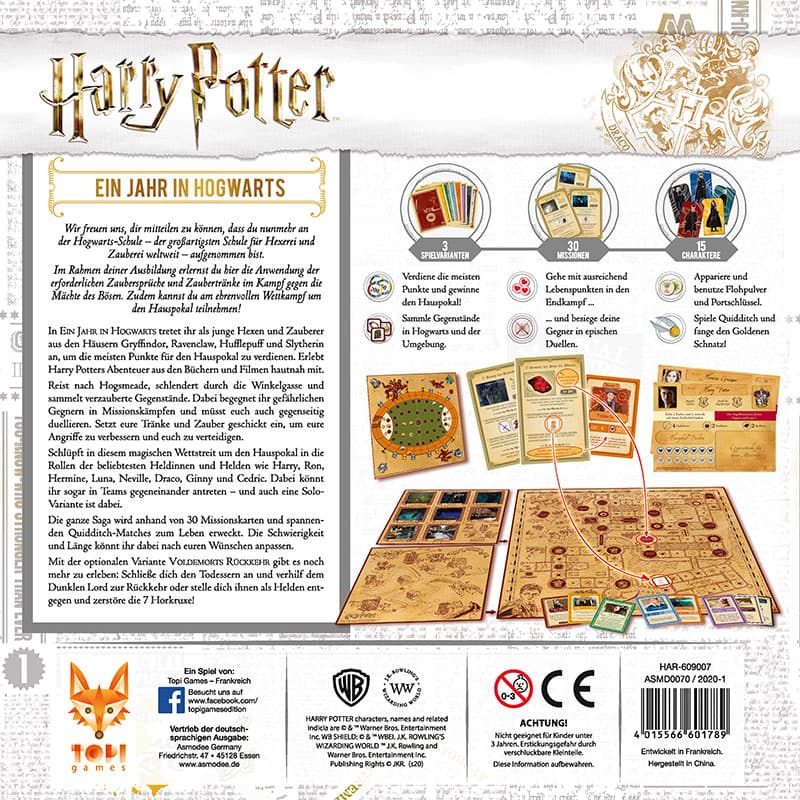 Produktbild Asmodee - Harry Potter: Ein Jahr in Hogwarts 3 von 4