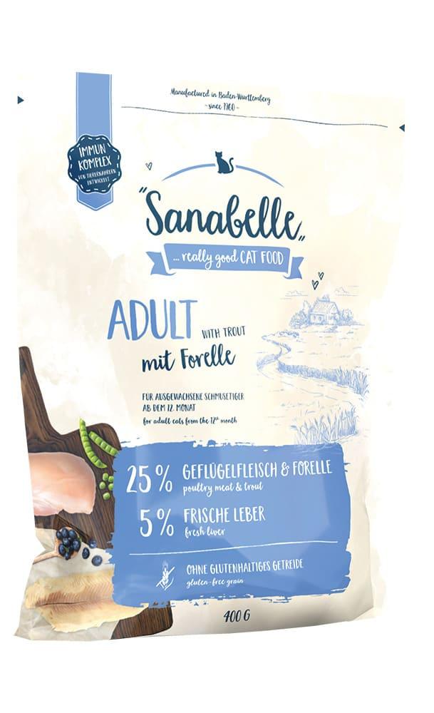 Sanabelle Katzentrockenfutter Adult Forelle 400 g