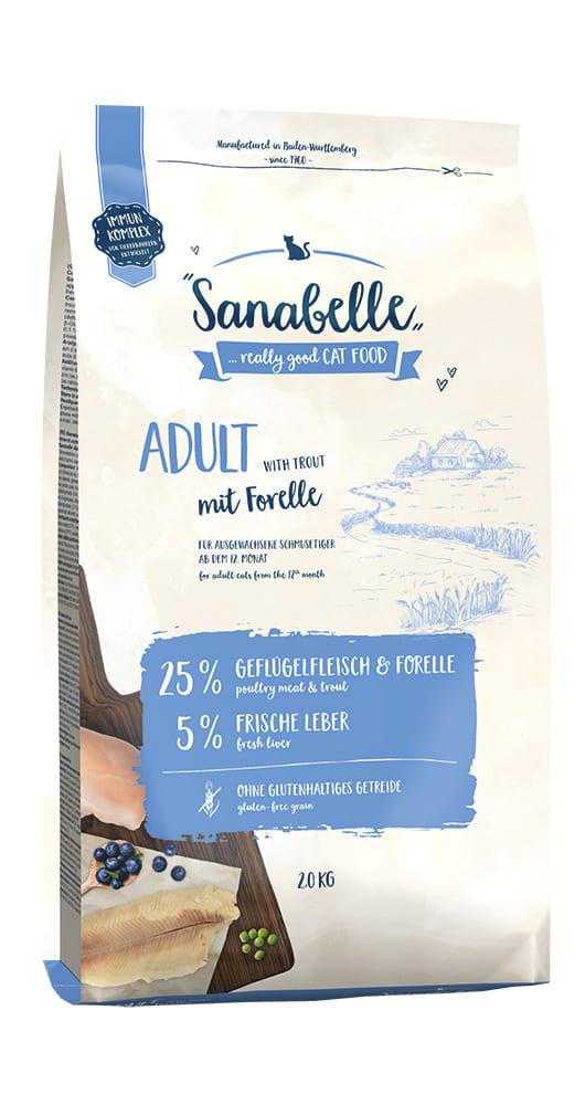 Sanabelle Katzentrockenfutter Adult Forelle 2 kg