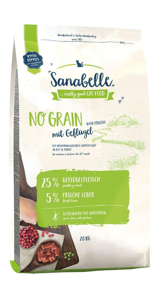 Sanabelle Katzentrockenfutter No Grain Geflügel